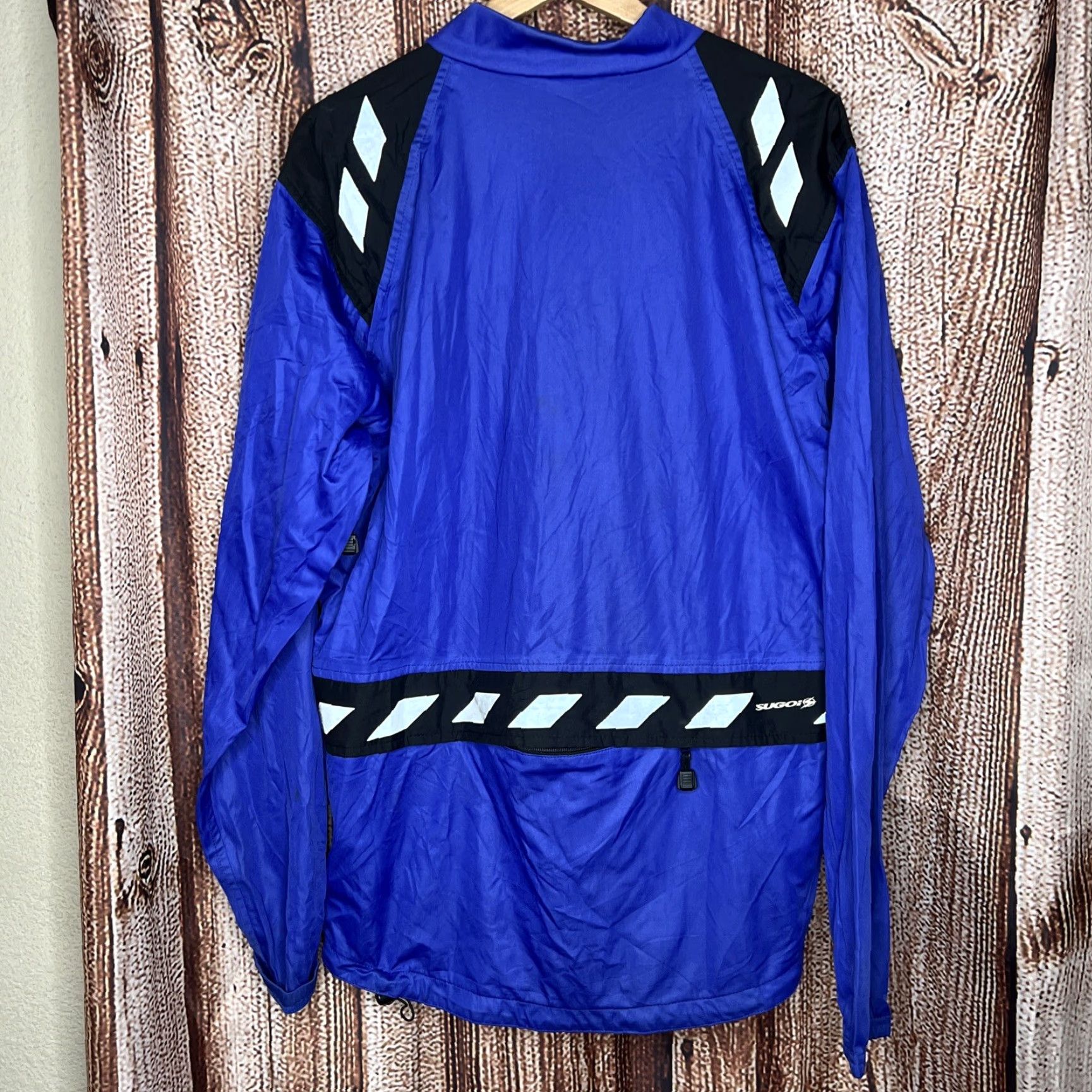 Vintage Sugoi Jacket Windbreaker Cycling Running Full Zip Men’s XL Blue 26” Pit 31” Length Breathable Zip Pocket Back Size US XL / EU 56 / 4 - 3 Thumbnail