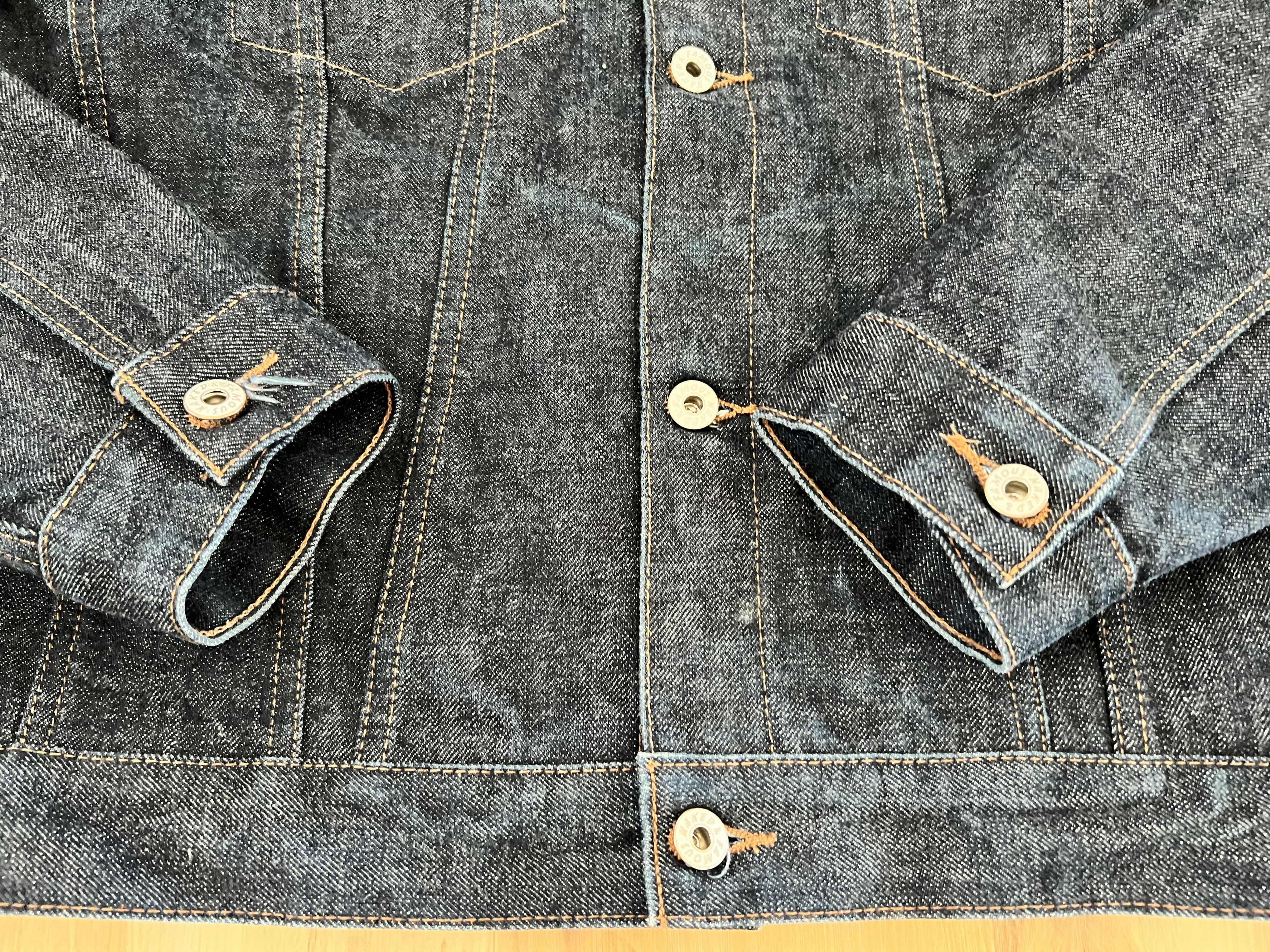 Naked & Famous Naked & Famous Love & Peace Selvedge Denim Jacket Size US L / EU 52-54 / 3 - 5 Thumbnail