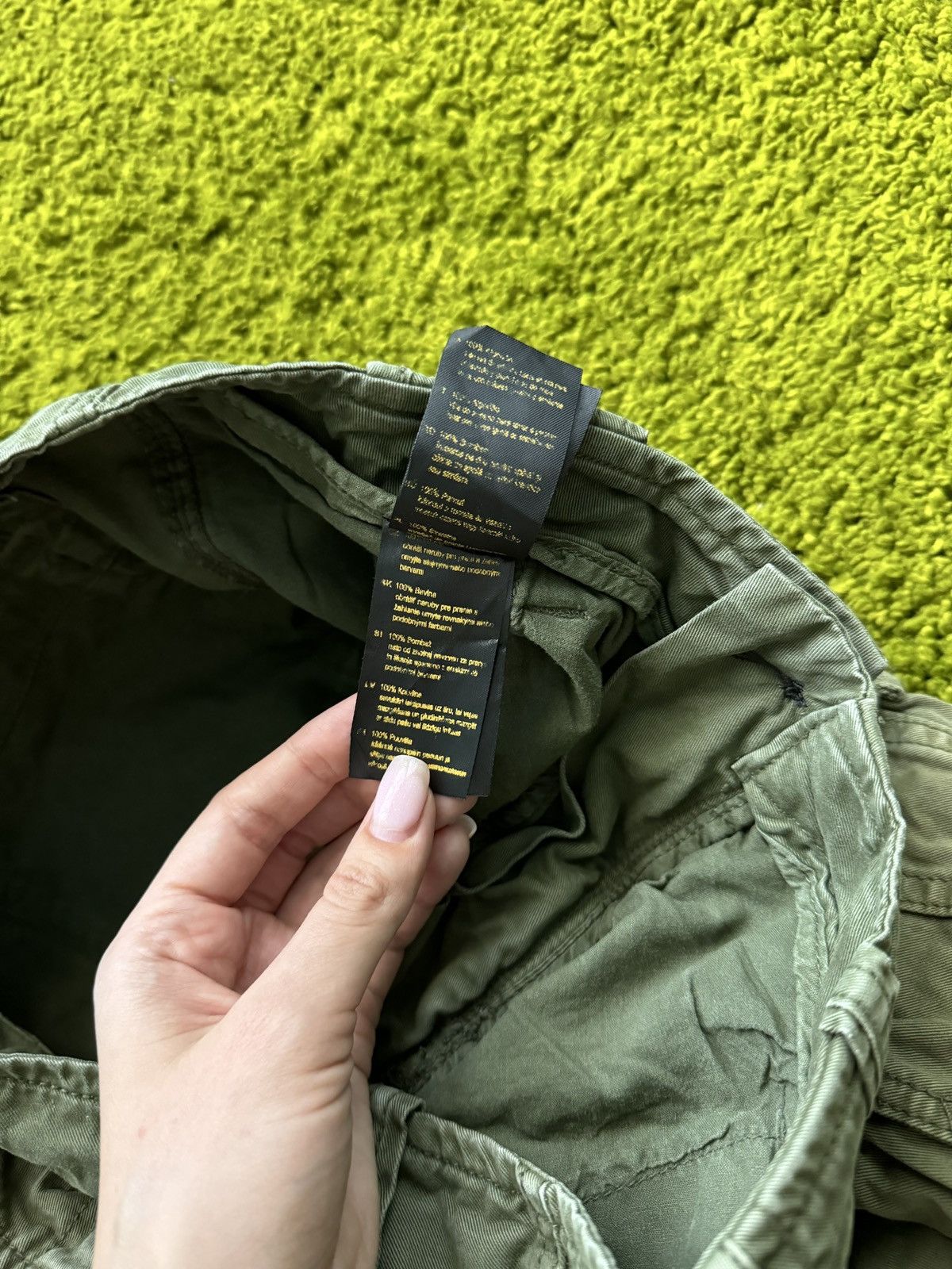 Alpha Industries × Vintage Alpha Industries 2000s vintage military army cargo pants Size US 32 / EU 48 - 11 Thumbnail