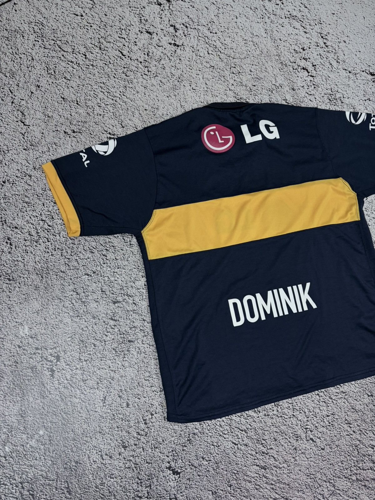 Japanese Brand Vtg Boca Juniors 2010 LG Soccer Jersey Polo Bloke Core Size US XL / EU 56 / 4 - 7 Thumbnail