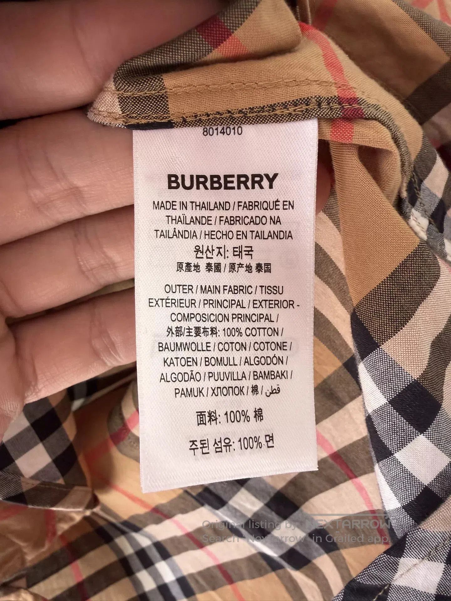 Burberry Burberry Classic Check Long-Sleeve Shirt. Size M / US 6-8 / IT 42-44 - 6 Thumbnail