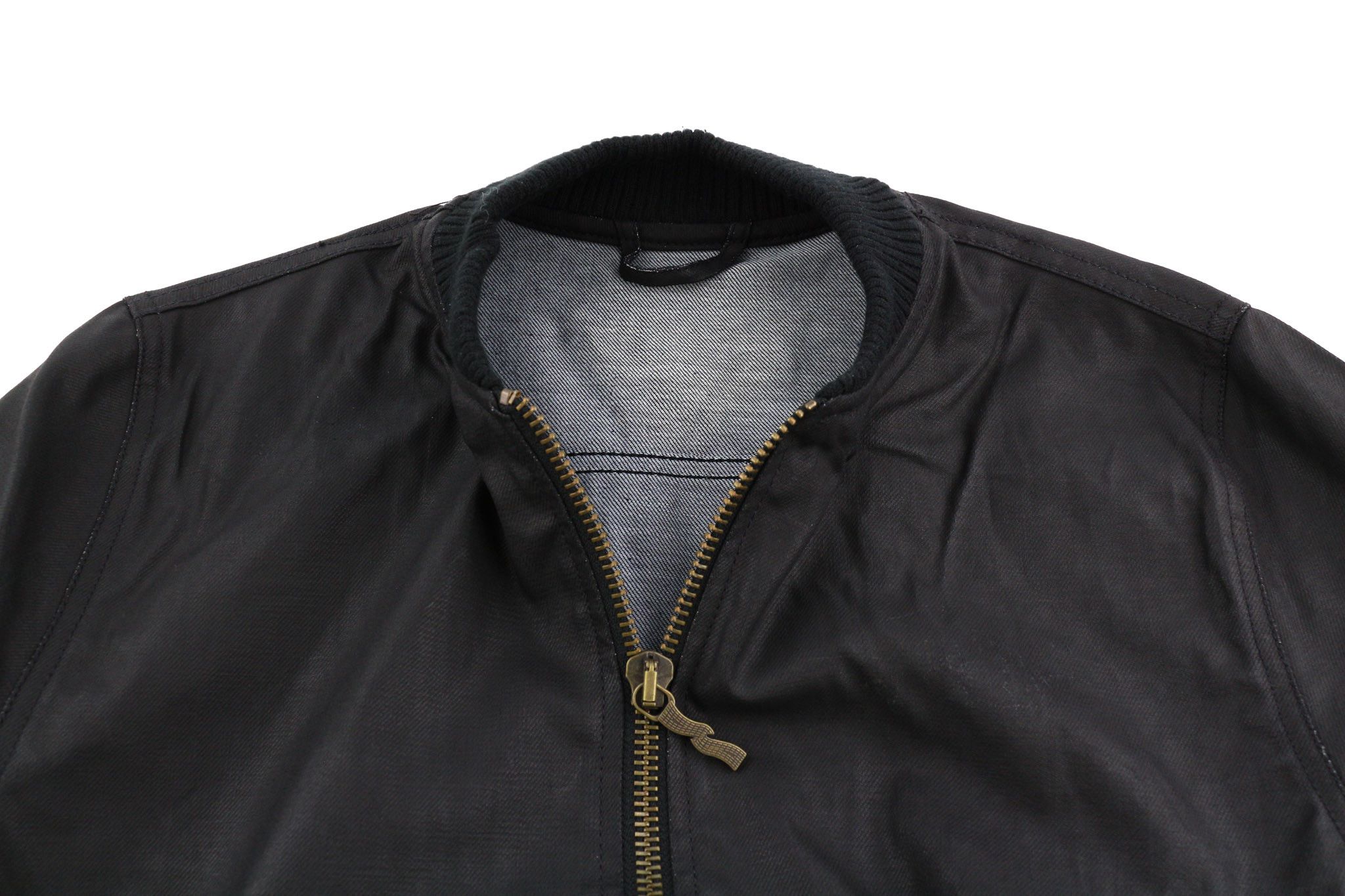 SEVERIN SHORT RIB S Black Coated Bomber Full Zip 82404