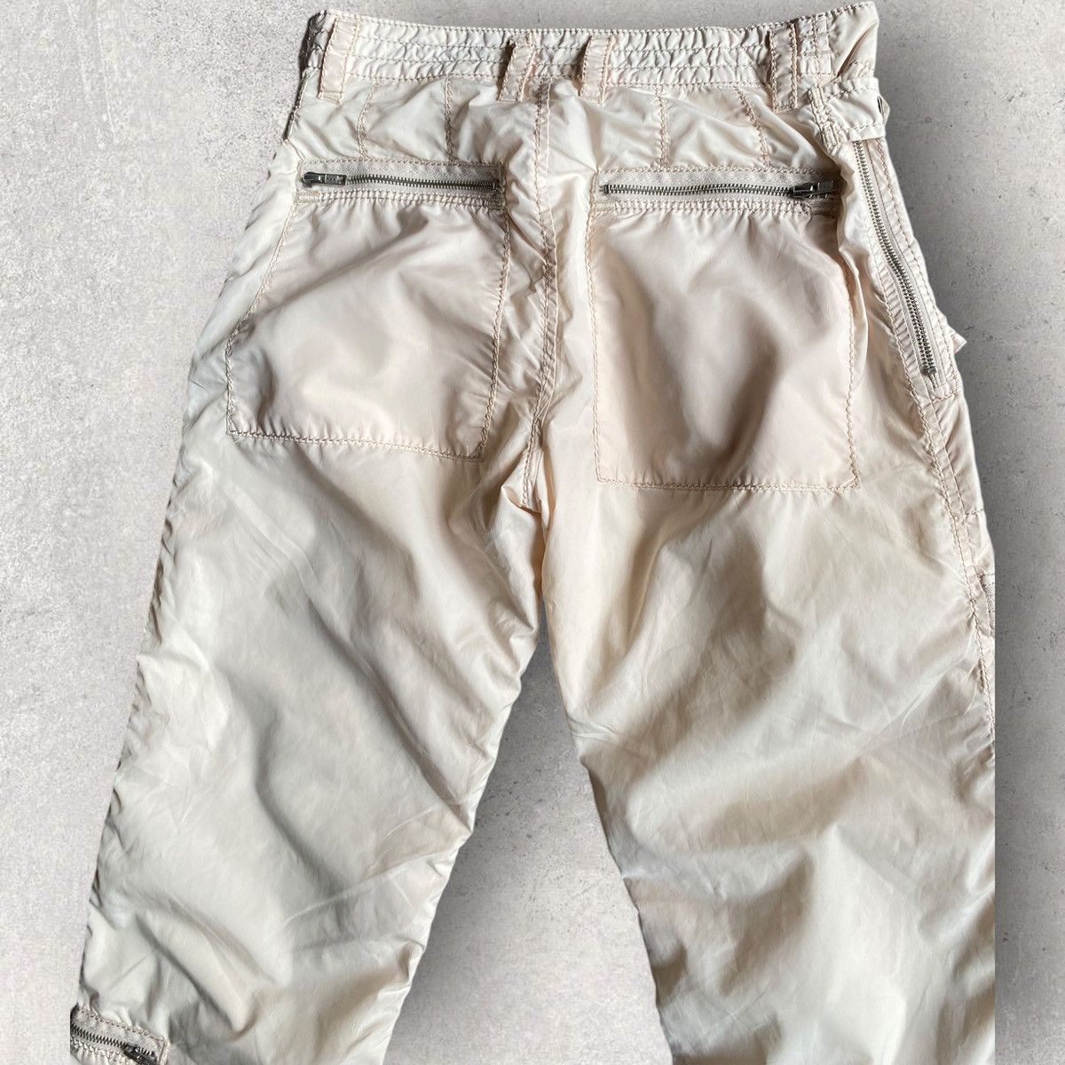 Issey Miyake Issey Miyake Pale Pink Nylon Parachute Pants Size US 32 / EU 48 - 6 Thumbnail
