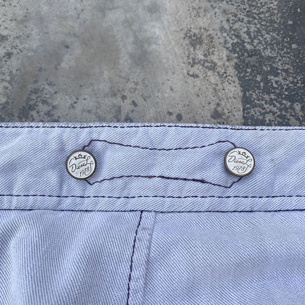 Diesel DIESEL White Slim Jeans Size US 31 - 9 Thumbnail