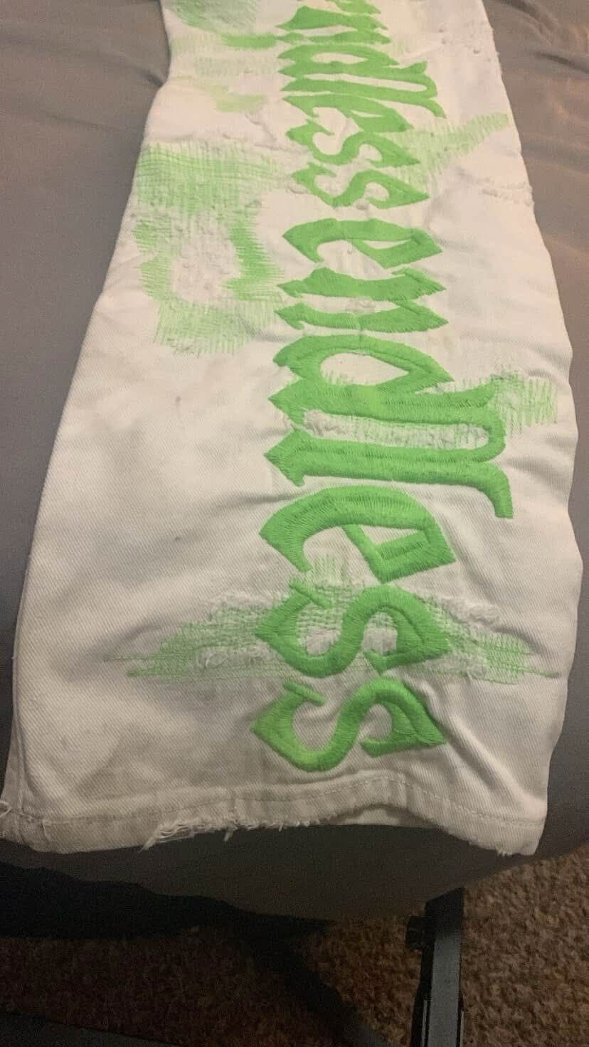 Other endless denim “green on white” size 34 Size US 34 / EU 50 - 5 Thumbnail