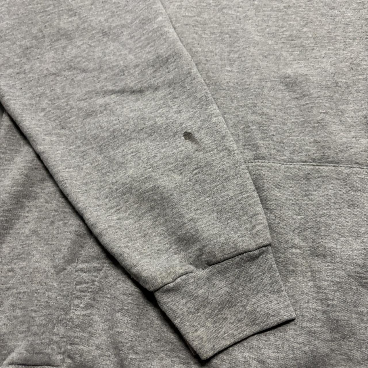 Japanese Brand × Vintage Crazy Vintage Y2K/2000s Light Grey Blank Essential Hoodie! Size US L / EU 52-54 / 3 - 5 Thumbnail