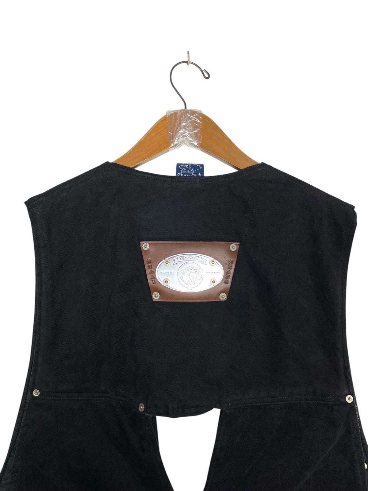 Vintage Rare‼️ Vintage Rag Wear Jeans Workwear Vest Buckle Made Usa Size US M / EU 48-50 / 2 - 4 Thumbnail
