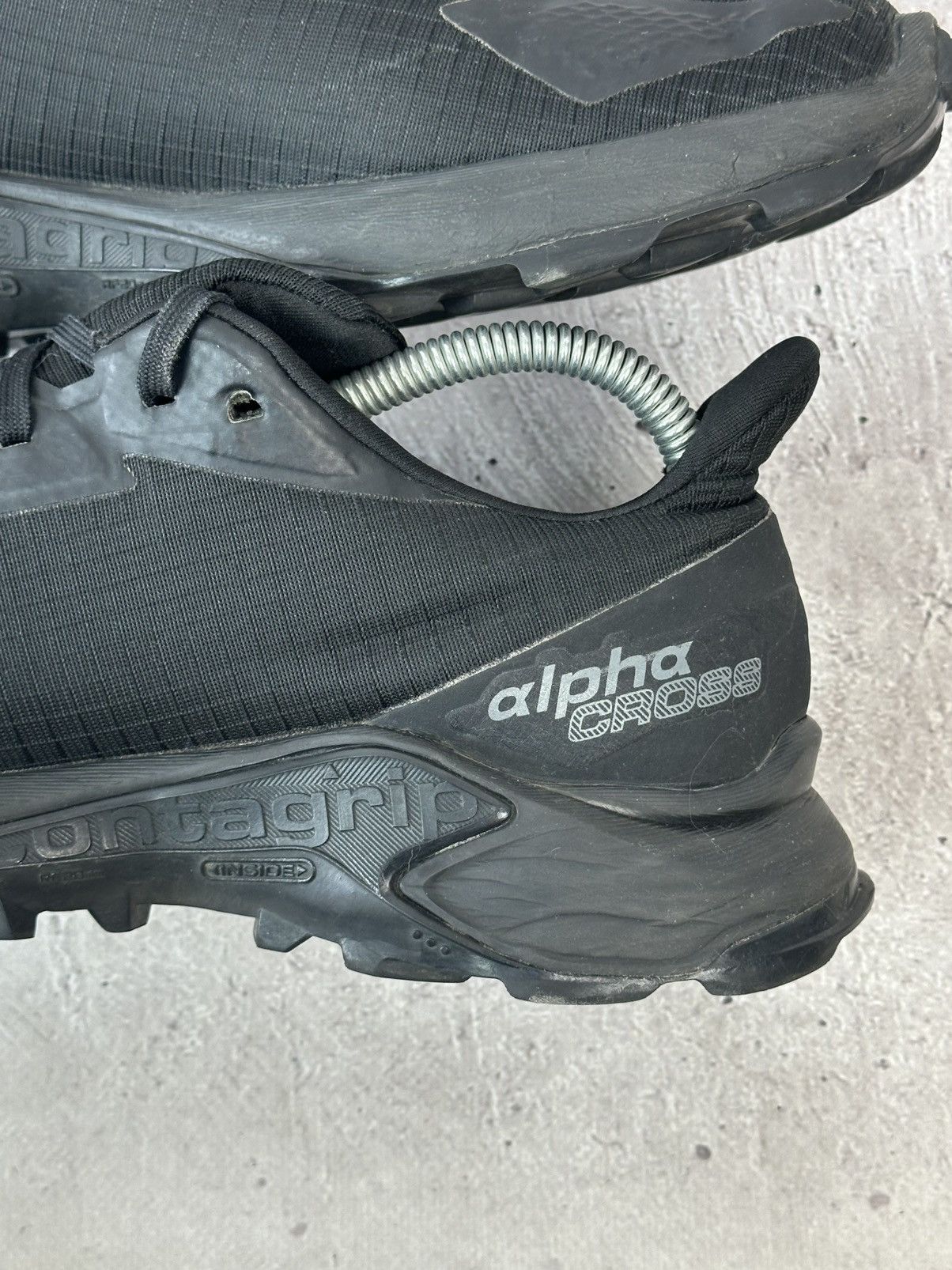 Salomon Salomon Gore-Tex Alphacross 3 Gtx Black Men’s Outdoor Boots Size US 9 / EU 42 - 12 Thumbnail