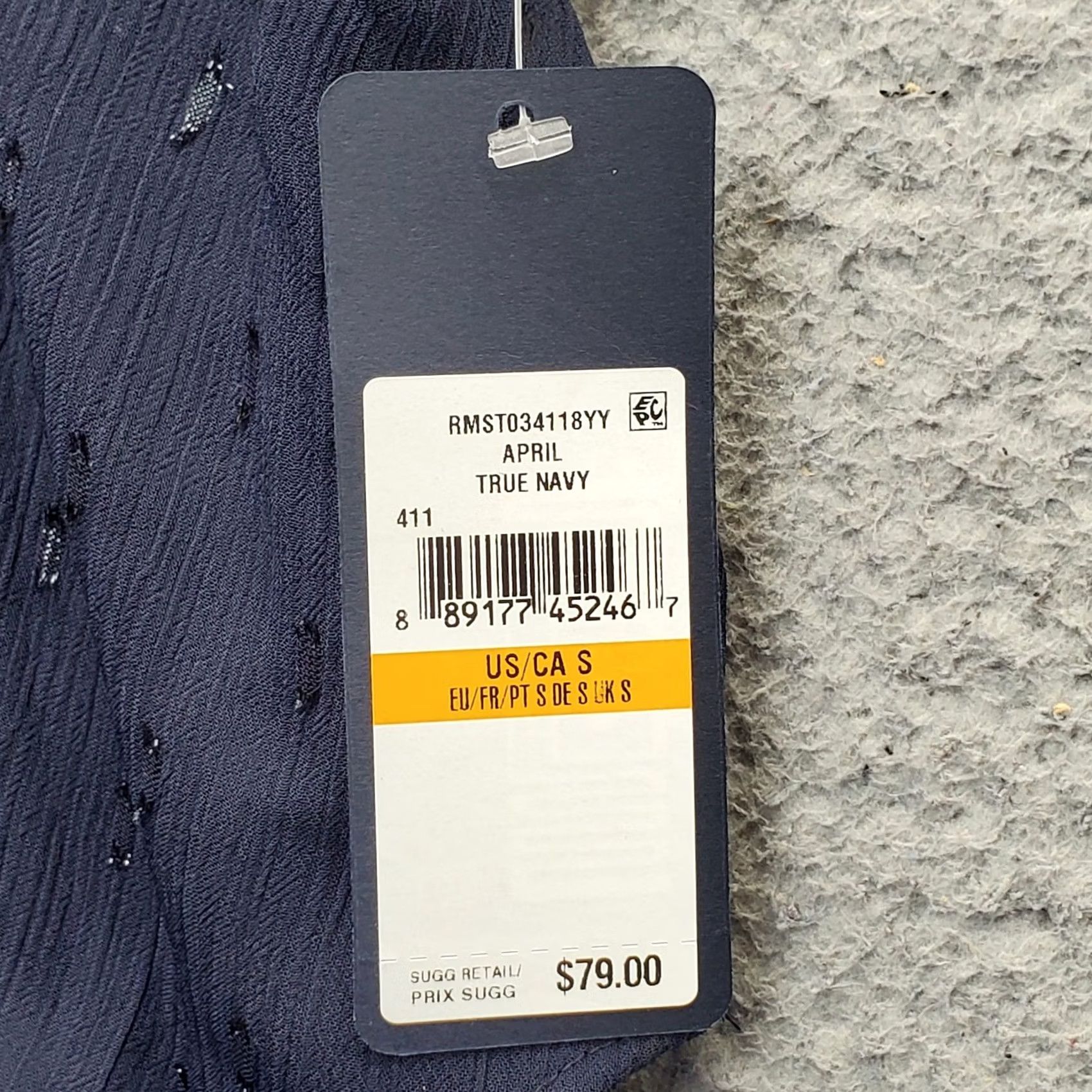 Vintage Rachel Roy Camisole Top Womens Small Blue Austen Tiered Layered Spaghetti Straps Tank Sleeveless, Casual, Summer, Spring, XS? Size S / US 4 / IT 40 - 7 Thumbnail