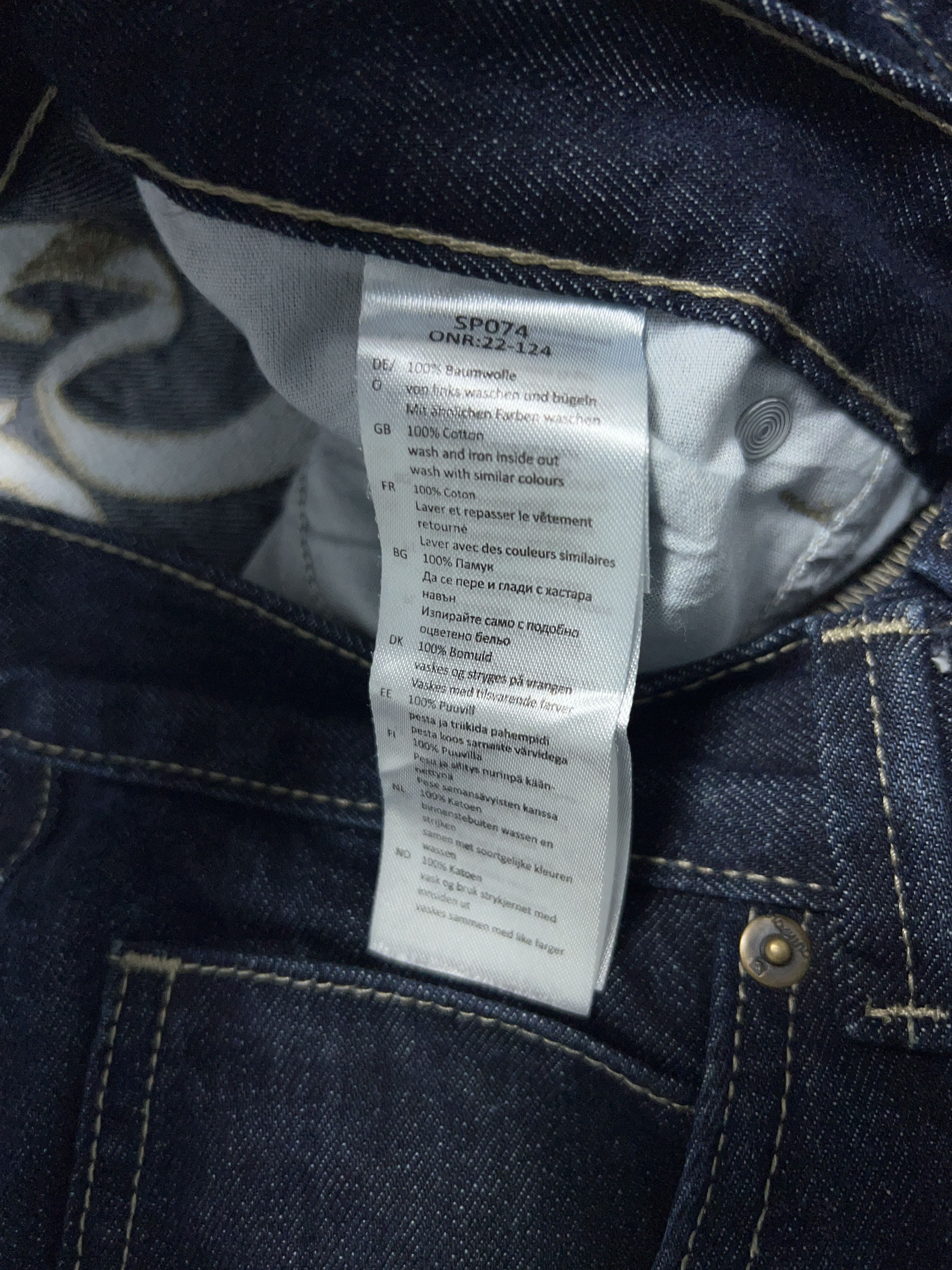 Southpole Mens Script Denim Jeans Pants Big Logo Embroidery Size 32 Size US 32 / EU 48 - 12 Thumbnail