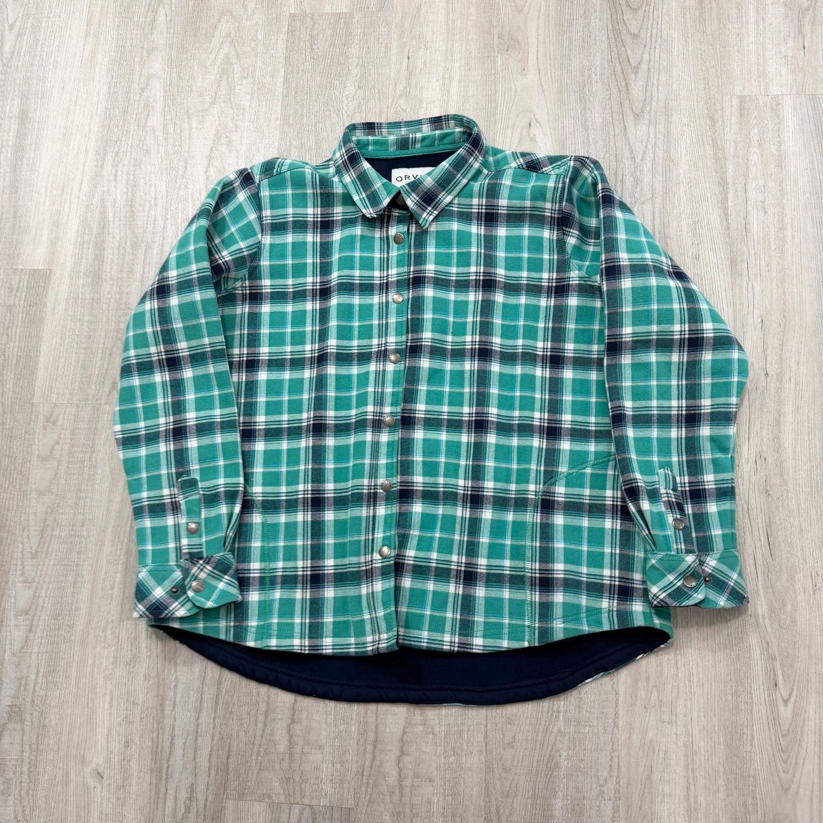 Orvis Orvis Fleeced Lined Flannel Pinnacle Shirt Jacket 2XL Size XXL / US 16-18 / IT 52-54 - 1 Thumbnail