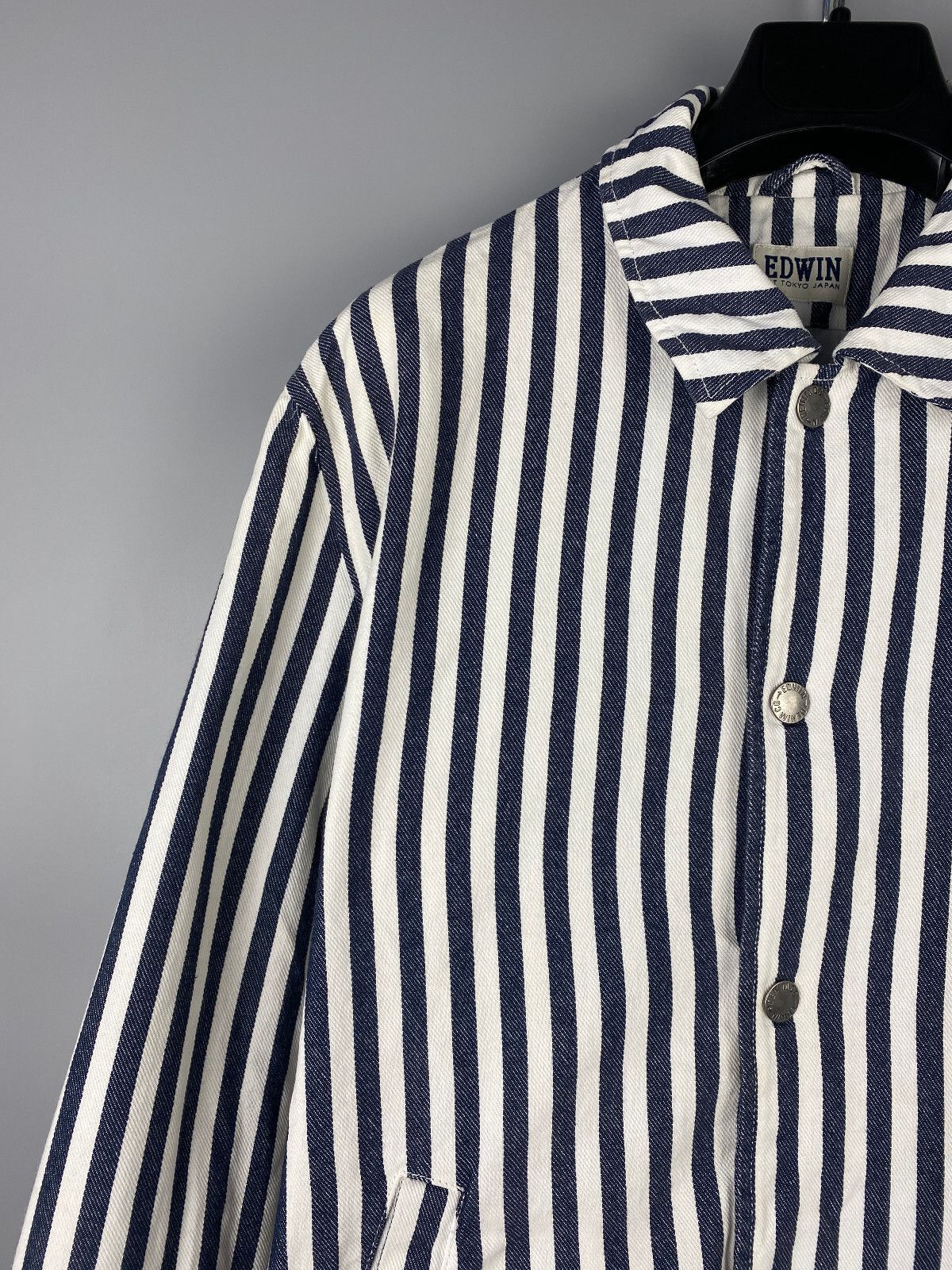 Edwin Edwin Cotton Striped Coach Jacket Bombe Size US M / EU 48-50 / 2 - 4 Thumbnail