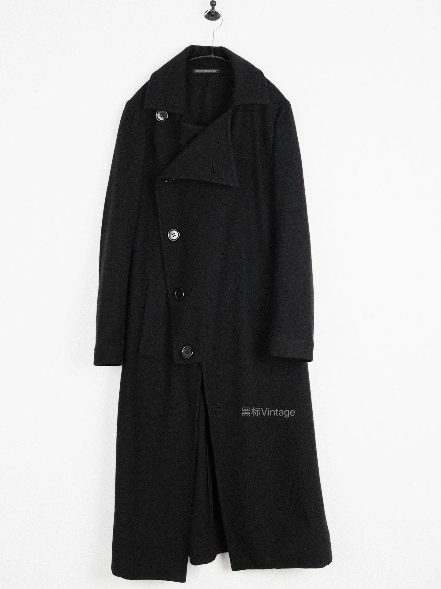 Yohji Yamamoto Yohji Yamamoto 05AW Vintage Asym Duchess Coat Size S / US 4 / IT 40 - 6 Thumbnail