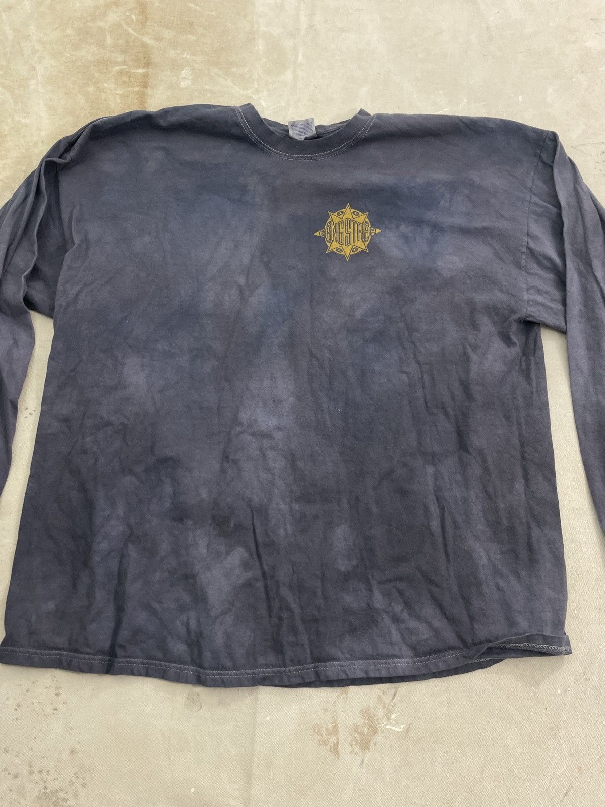 Vintage GangStarr ONE OF THE BEST YET overdyed Longsleeve tee XLXXL Size US XL / EU 56 / 4 - 2 Thumbnail