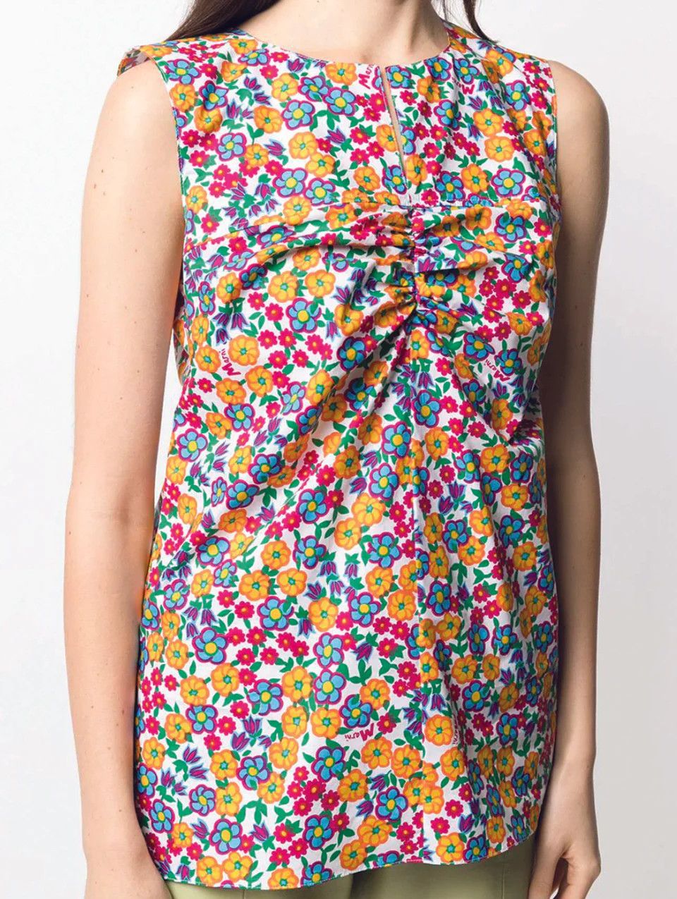 Marni o1y1125 Blouse in Multicolor Size XS / US 0-2 / IT 36-38 - 2 Thumbnail