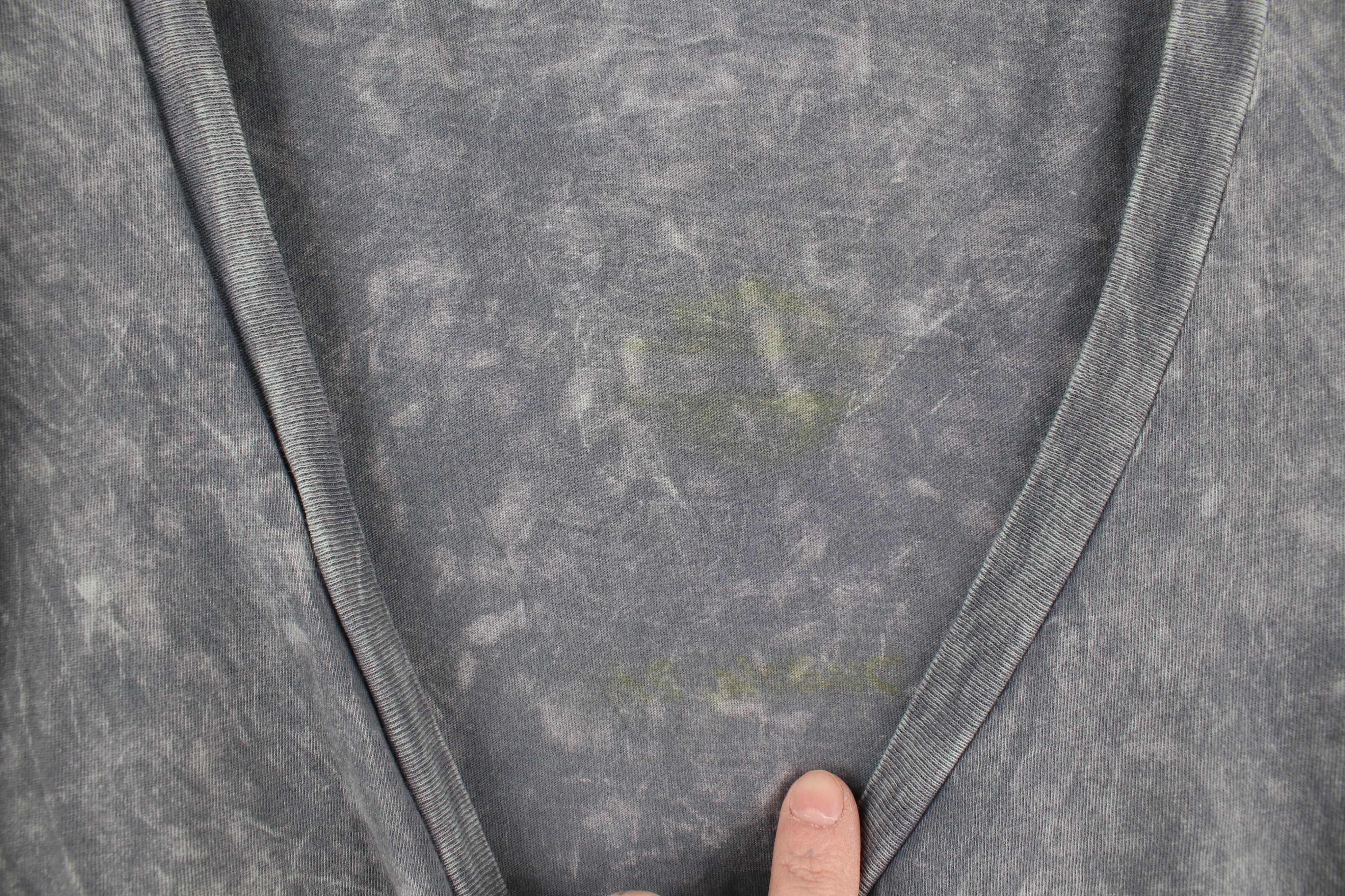 Harley Davidson × Vintage Vintage Y2K Harley Davidson Spell Acid Wash V-Neck T-Shirt Size L / US 10 / IT 46 - 5 Thumbnail