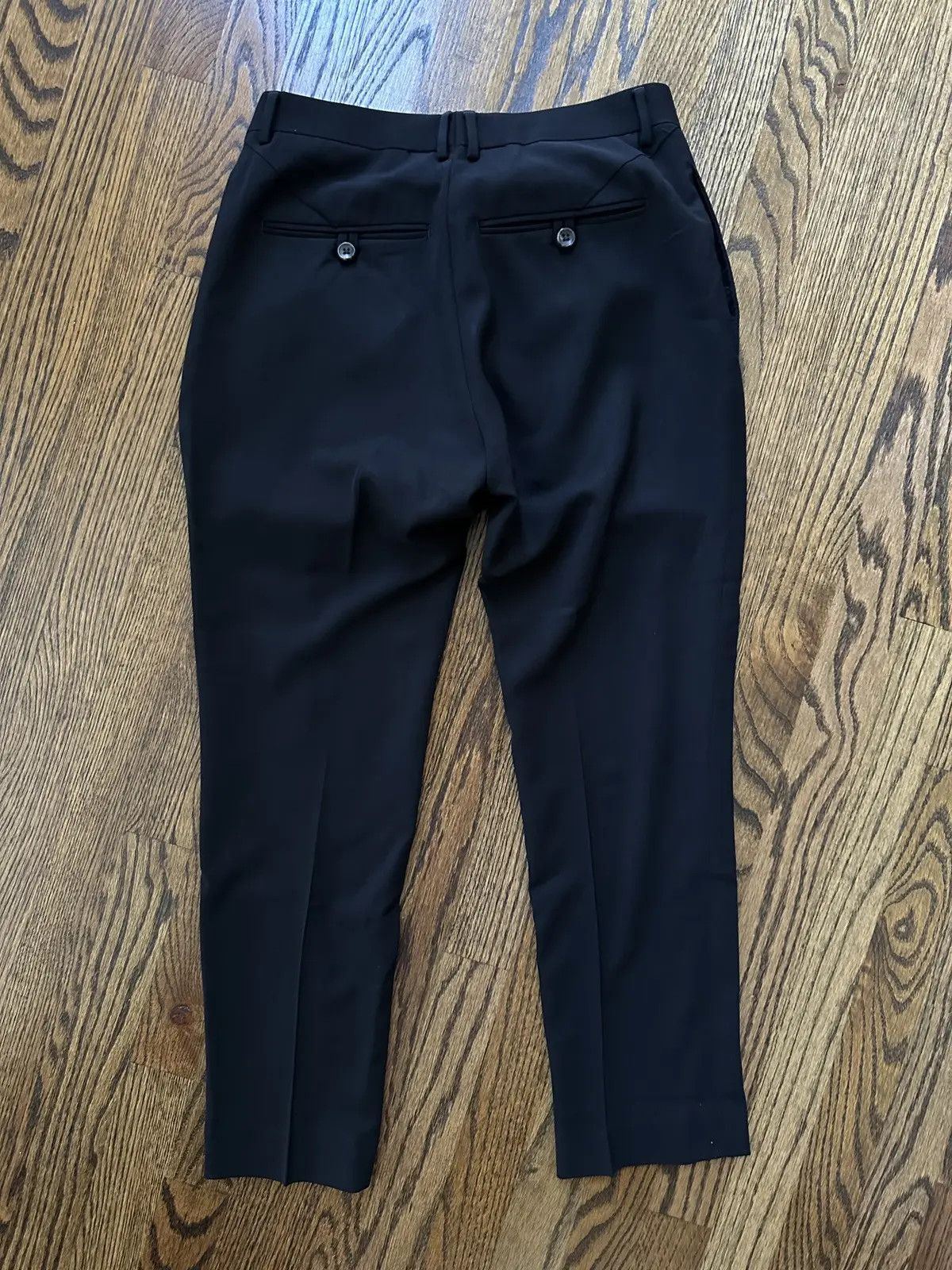 Helmut Lang Helmut Lang Classic Black Wool Suit - Jacket/Pants (US36) Size 36S - 6 Thumbnail
