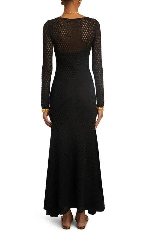 Tom Ford o1y0126 Maxi Dress in Black Size XS / US 0-2 / IT 36-38 - 4 Thumbnail