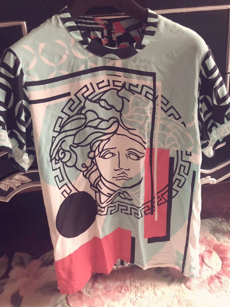 Versace Versace Medusa silk T-shirt Size S / US 4 / IT 40 - 1 Thumbnail