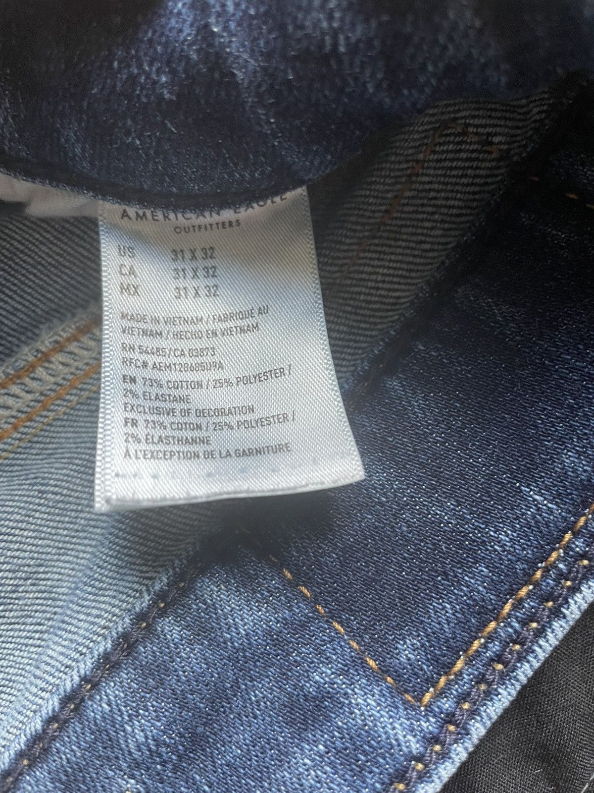 American Eagle Outfitters American Eagle Slim Fit Blue Jeans Size US 31 - 5 Thumbnail
