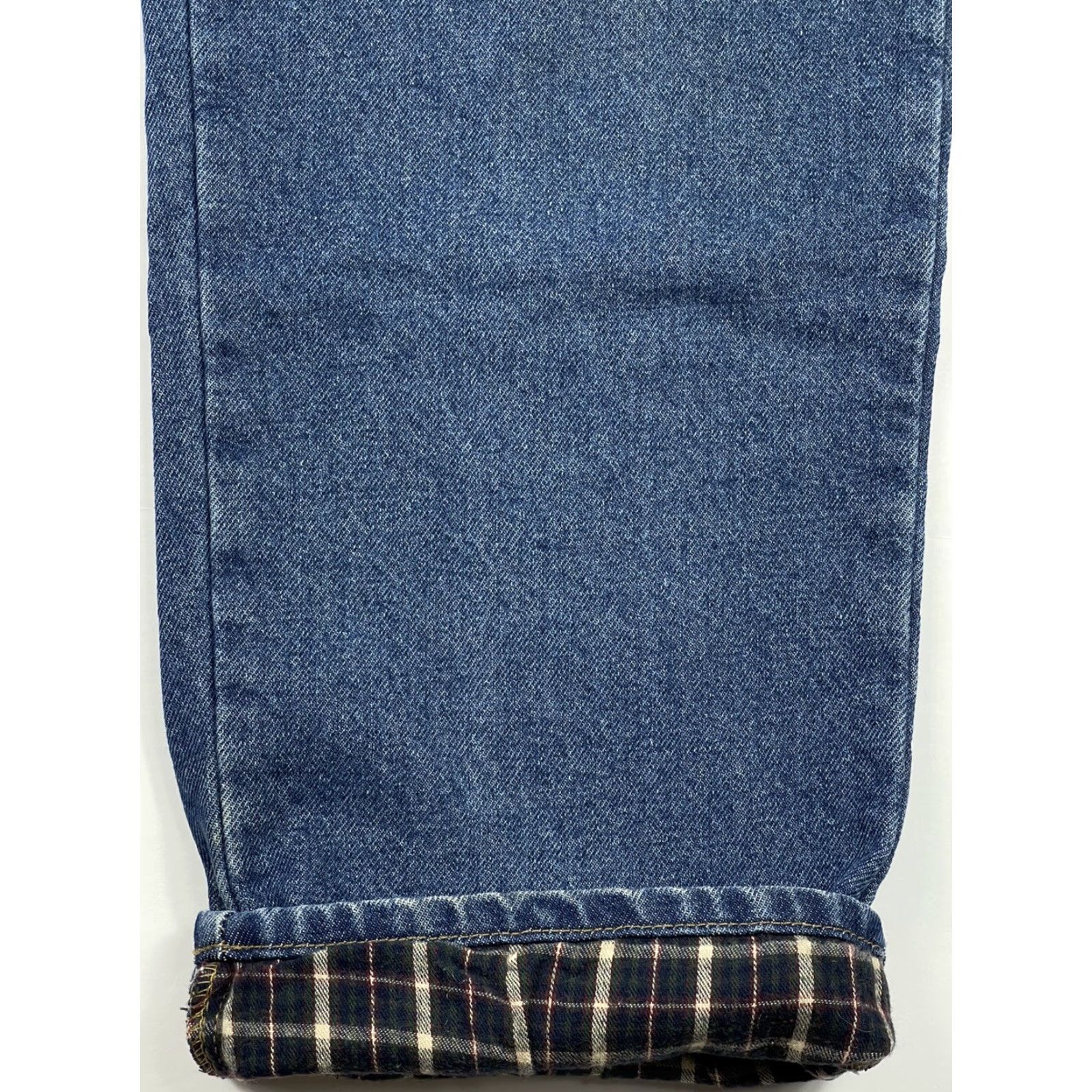 Vintage VINTAGE L.L. Bean Flannel Lined Jeans 36x30 Blue Straight Regular Mens Outdoor Size US 36 / EU 52 - 4 Thumbnail