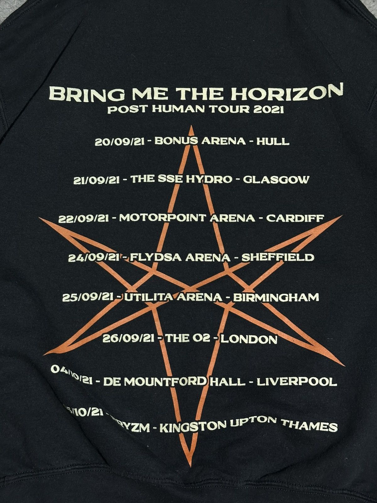 Band Tees Bring Me The Horizon Post Human Survival Horror Tour Hoodie Size US M / EU 48-50 / 2 - 8 Thumbnail