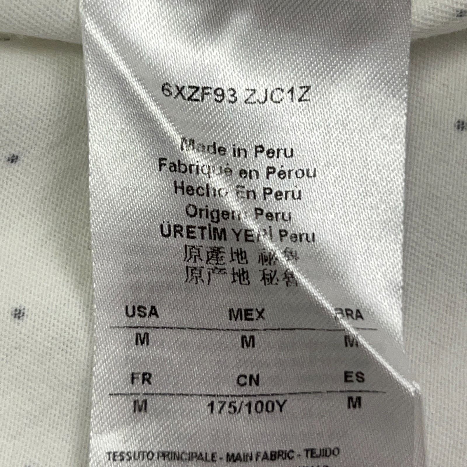 Armani Exchange Armani Exchange Polo Shirt AX Spotted Polka Dot White M Size US M / EU 48-50 / 2 - 10 Thumbnail