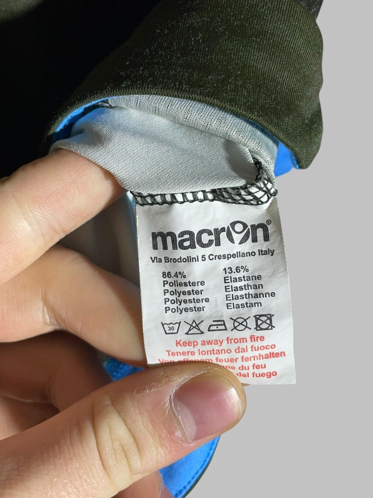 Macron SSC Napoli Macron 2013/14 Away League Champion Soccer Jersey Size US XS / EU 42 / 0 - 15 Thumbnail