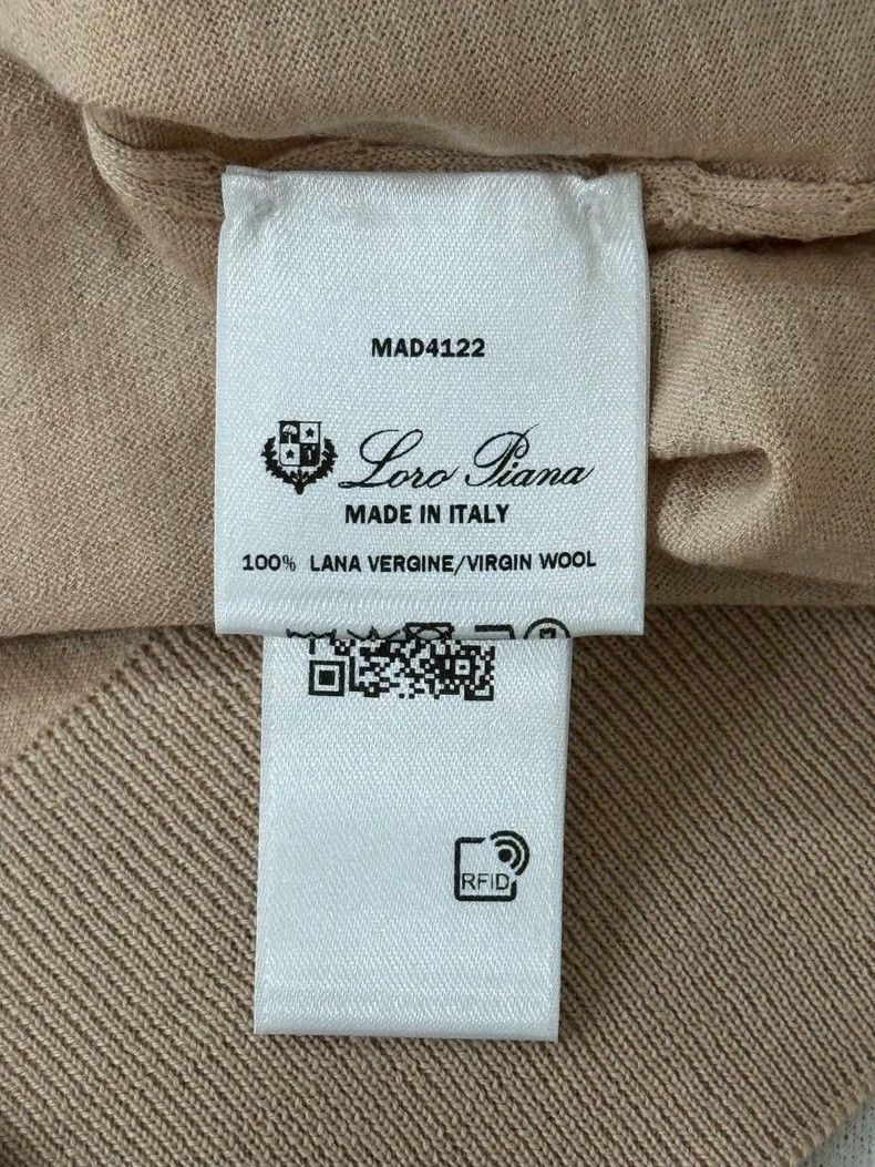 Loro Piana LORO PIANA Lapel Solid Polo Shirt Size US M / EU 48-50 / 2 - 6 Thumbnail
