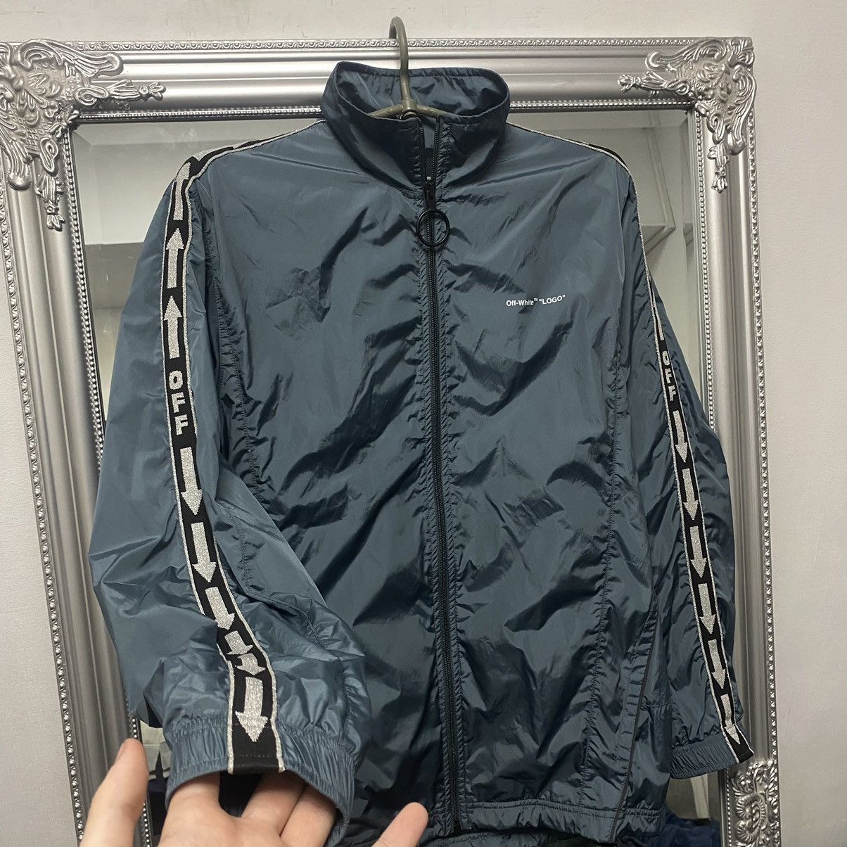 Off-White Vintage Off white Light Track jacket nylon Size US S / EU 44-46 / 1 - 4 Thumbnail