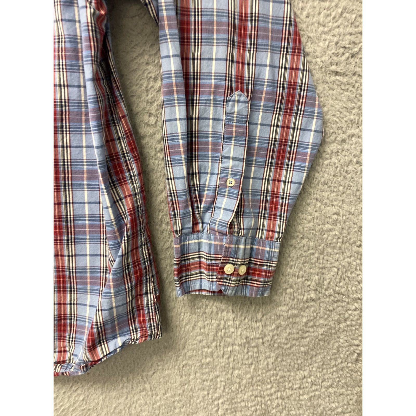 Faherty VINTAGE Faherty Barbour Button Down Shirt Blue Plaid Mens XXL Button-Up Casual Preppy Logo 101-16 Size US L / EU 52-54 / 3 - 5 Thumbnail