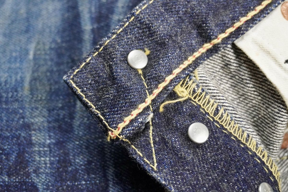 Japanese Brand Tasuki Jeans Repair. Co reconstruct blue denim selvedge Size US 28 / EU 44 - 12 Thumbnail