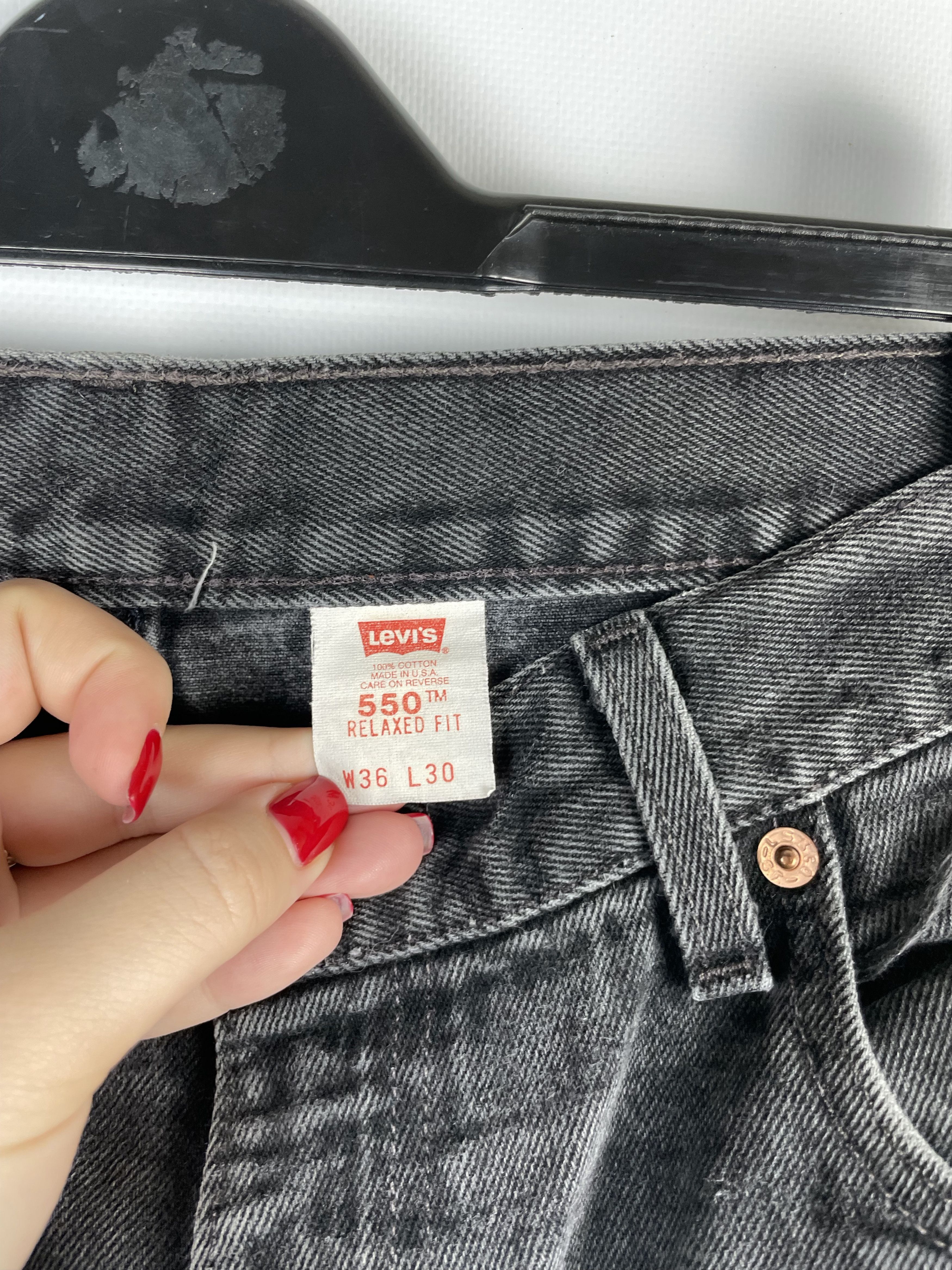 Levi's Vintage 550 90s Levi's Pants Denim Jeans Size US 36 / EU 52 - 7 Thumbnail