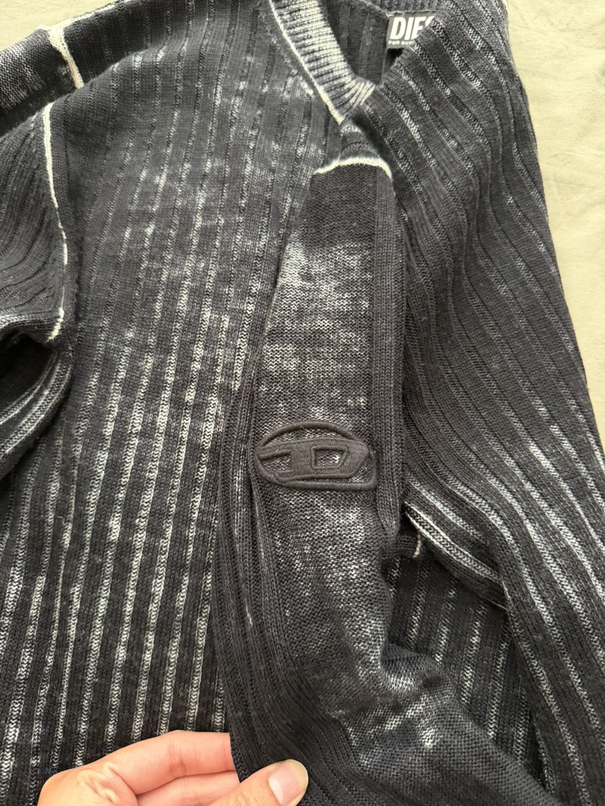 Diesel Diesel K-Larence-B reverse-print cotton jumper Size US M / EU 48-50 / 2 - 6 Thumbnail