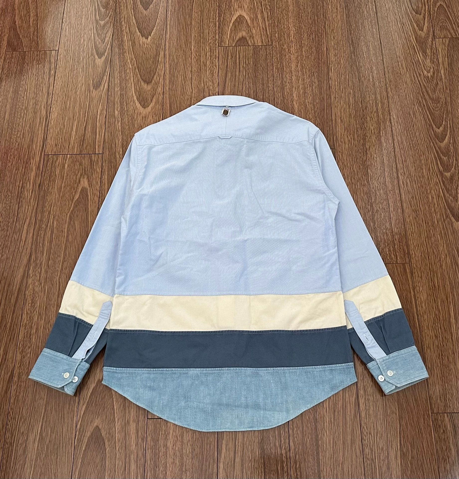 Visvim VISVIM V+V PATCHWORK SHIRT L/S long-sleeved shirt Size US S / EU 44-46 / 1 - 2 Thumbnail
