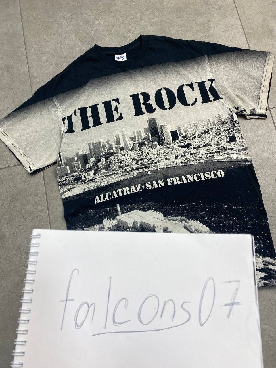 Vintage Vintage The Rock Alcatraz San Francisco Movie Promo T-Shirt Size US M / EU 48-50 / 2 - 2 Thumbnail
