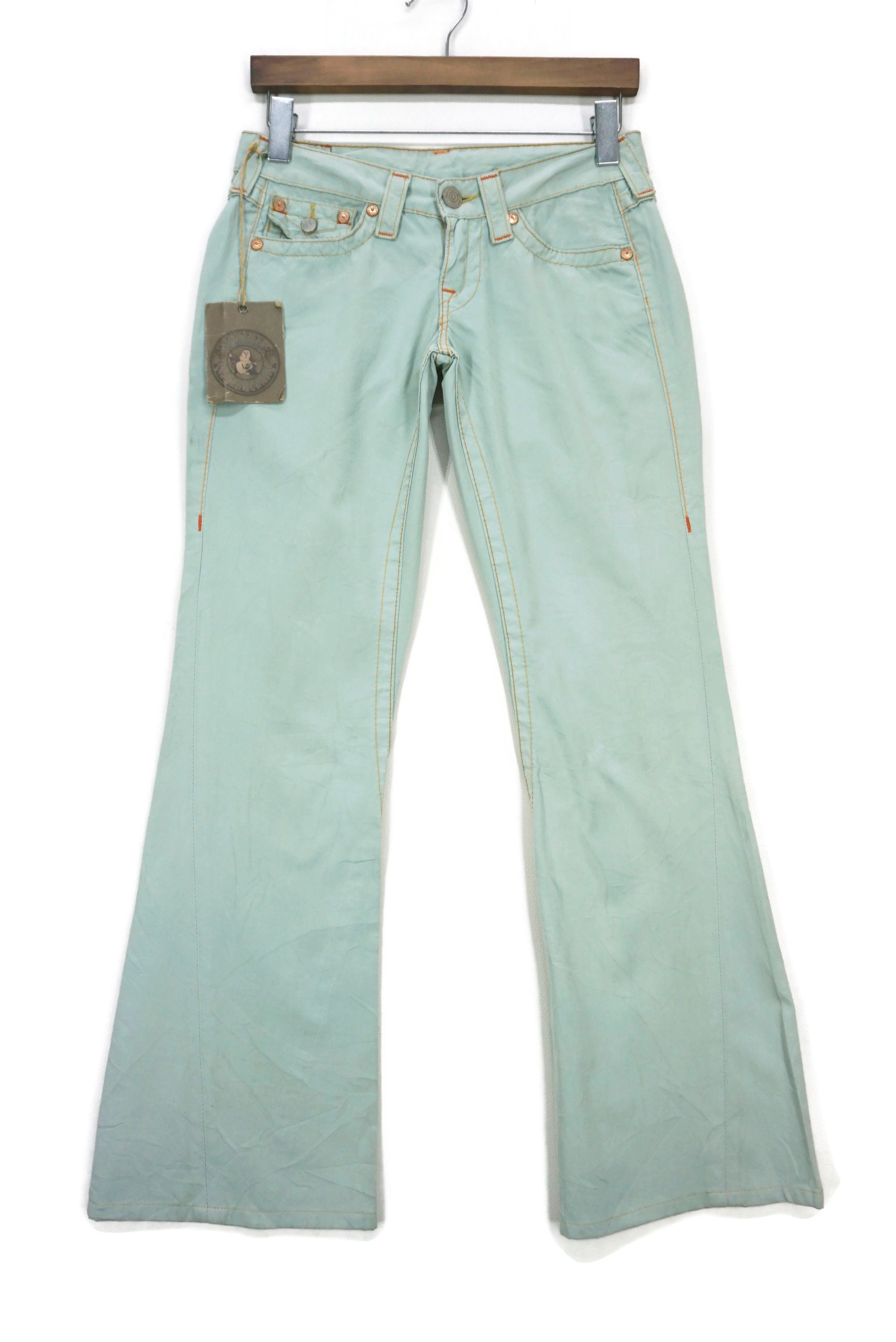 True Religion Vintage JOEY Jeans fit W29xL30.5 Low Rise Bootcut Denim Size 26" / US 2 / IT 38 - 1 Thumbnail