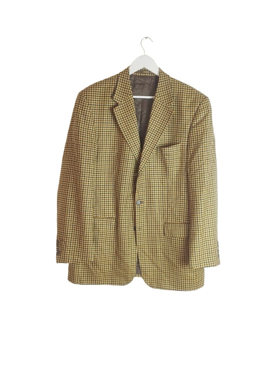 image of Vintage 80's YVES Saint Laurent Wool And Silk Blazer Xxl, Men's (Size 48R)