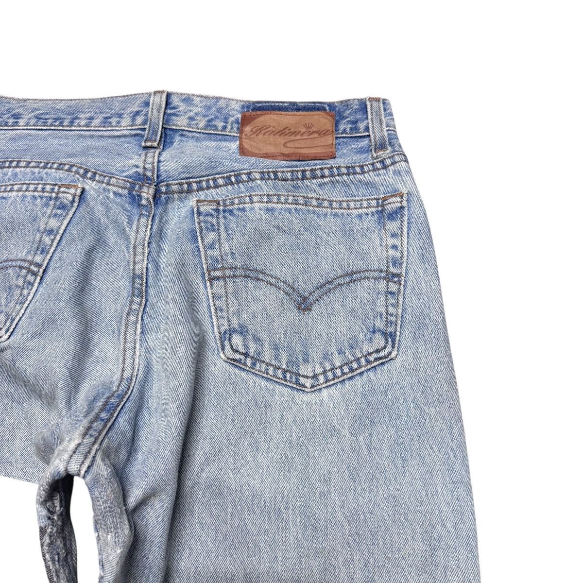 Japanese Brand Vintage Levis 501 Patchwork Jeans Remake By Kalimera Size US 31 - 13 Thumbnail