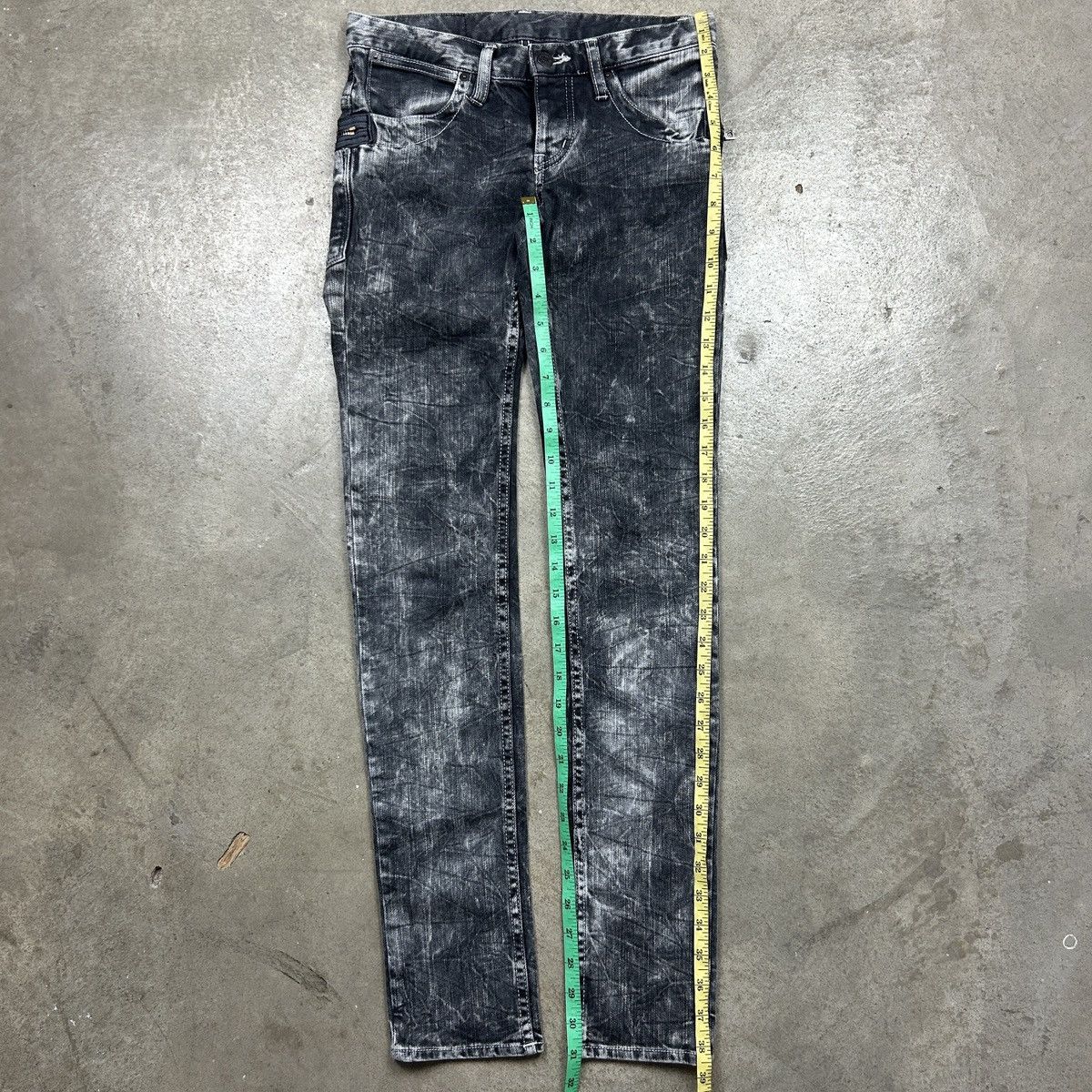 Hysteric Glamour hysteric glamour acid wash superblack jeans Size 28" / US 6 / IT 42 - 11 Thumbnail