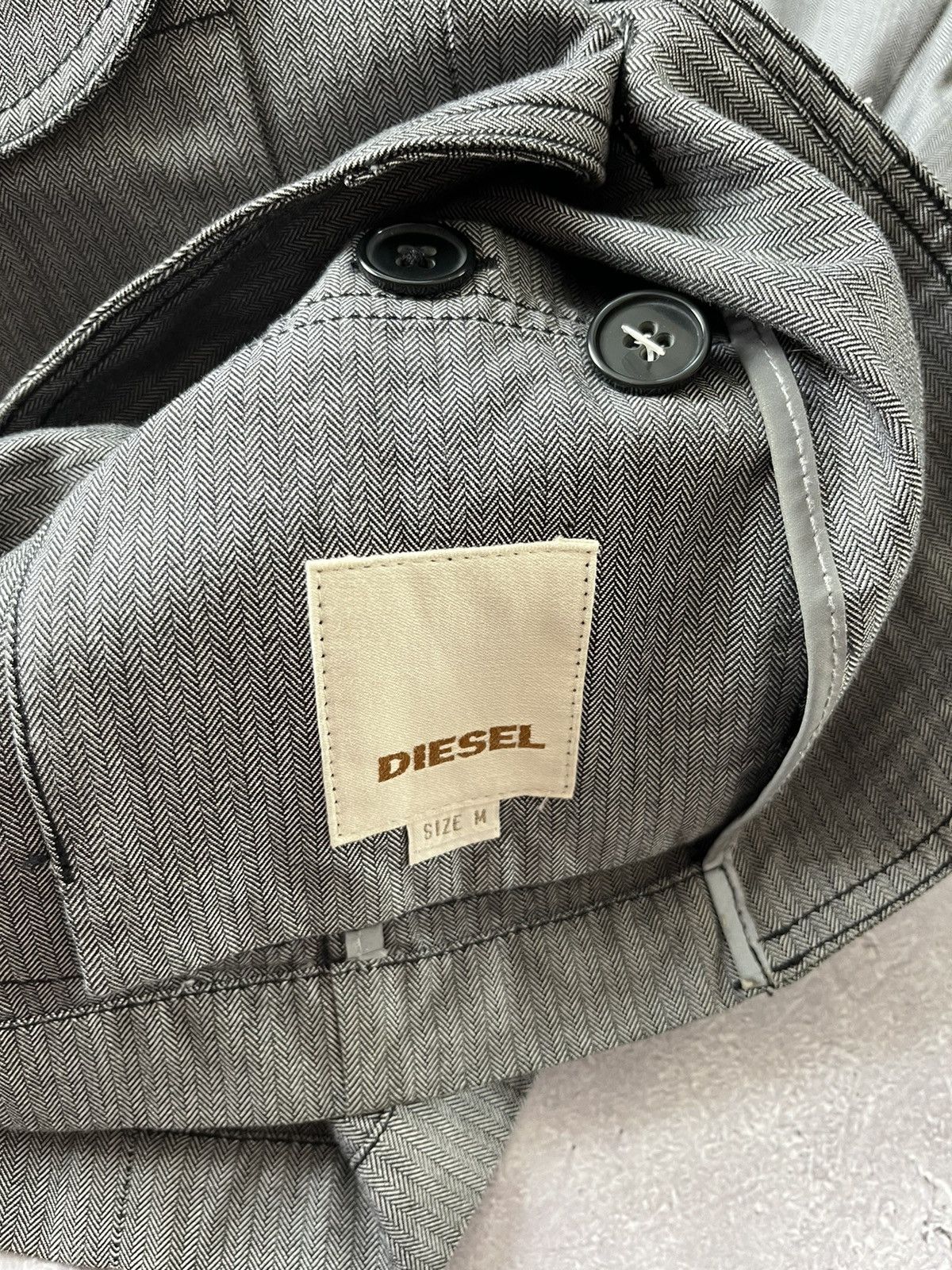 Diesel RARE DIESEL PROJECT 78 NYLON HERRINGBONE BLAZER JACKET M Size US M / EU 48-50 / 2 - 8 Thumbnail