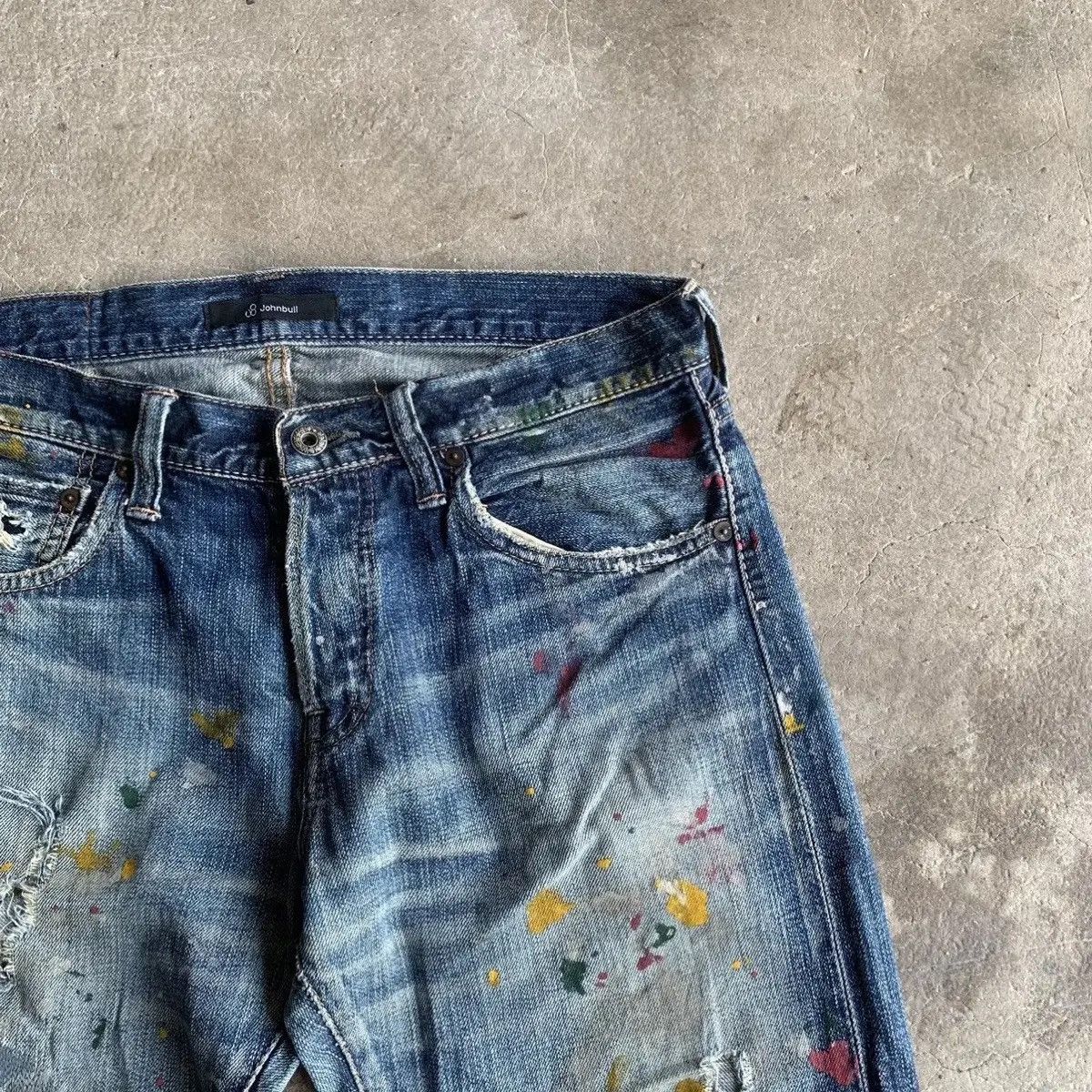 If Six Was Nine 💥 STEALS 💥Vintage Redline Jeans Splish Painter Denim Pants Size US 32 / EU 48 - 7 Thumbnail