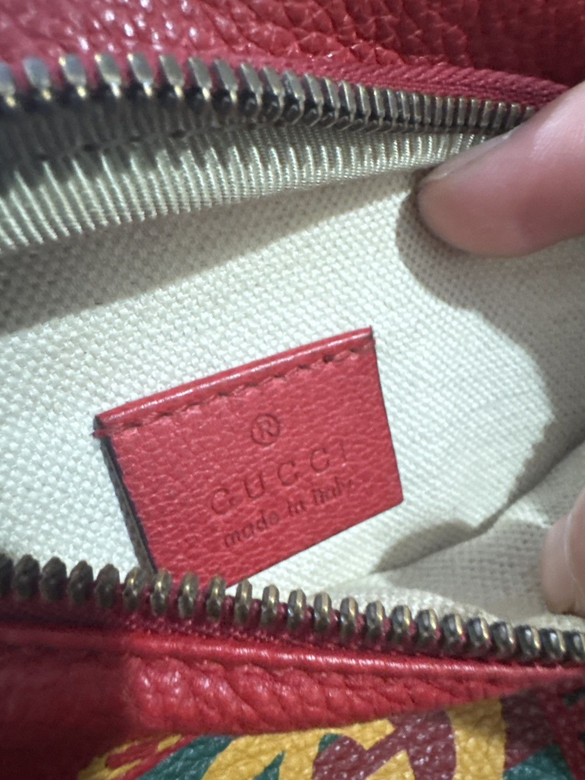 Gucci Gucci Small Hibiscus Red Belt Bag Size ONE SIZE - 4 Thumbnail