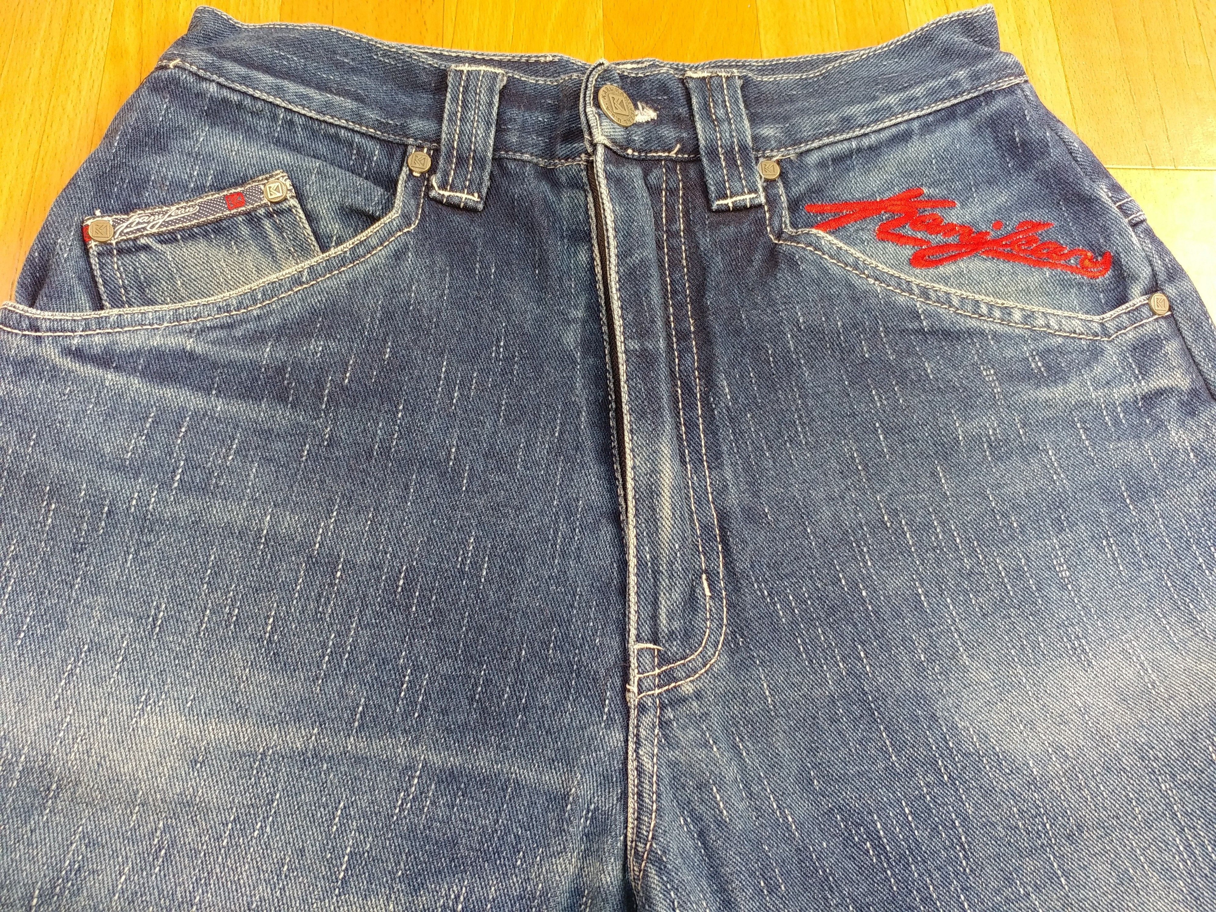 Karl Kani KARL KANI shorts, vintage hip hop baggy jeans, 90s size W 26 Size US 26 / EU 42 - 9 Thumbnail
