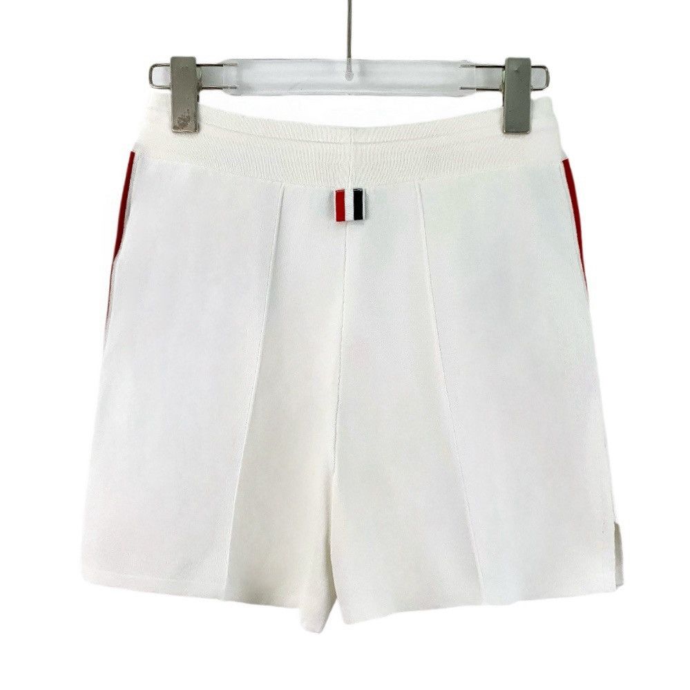 Thom Browne Thom Browne White Striped Tie Casual Shorts K26WX Size 26" / US 2 / IT 38 - 2 Thumbnail