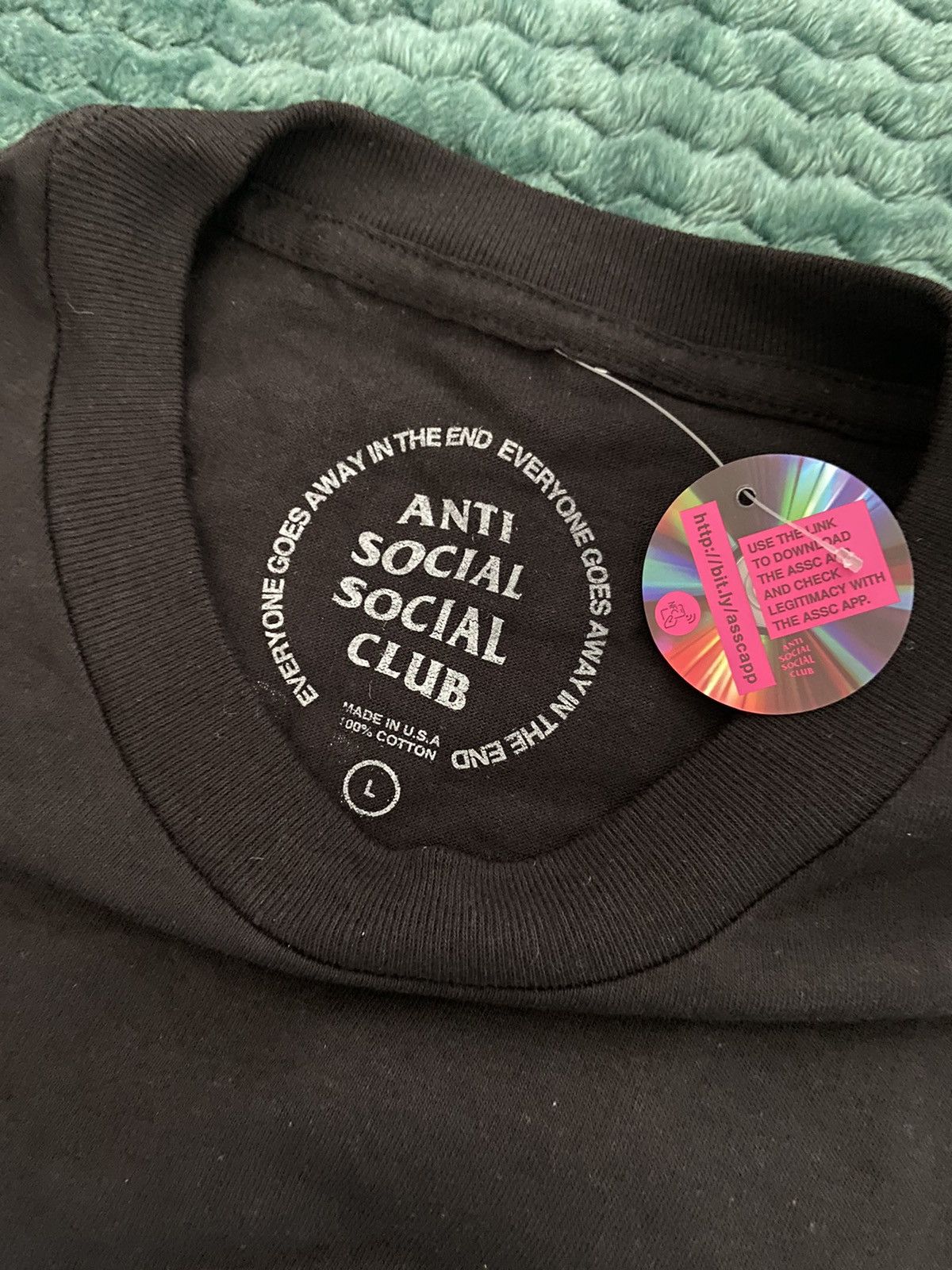 Brand New Anti shops Social Social Club Tee Size Large