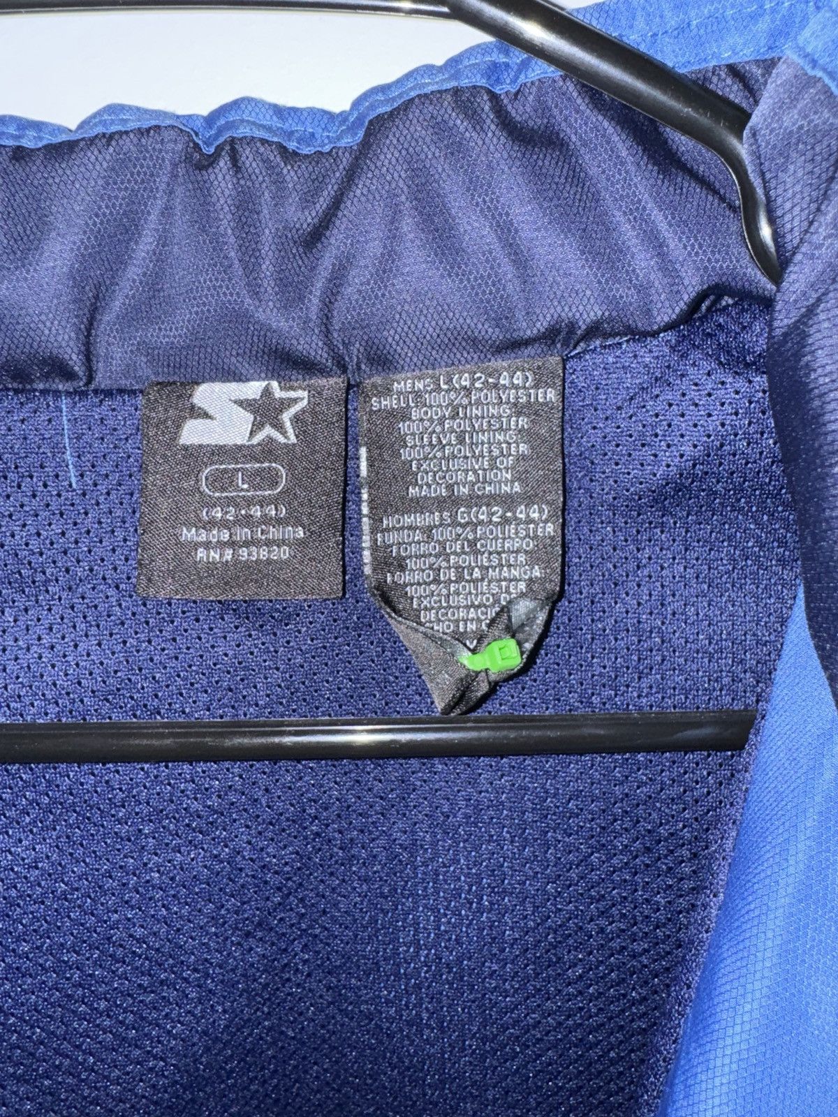 Starter Blue Starter windbreaker Size US L / EU 52-54 / 3 - 3 Thumbnail
