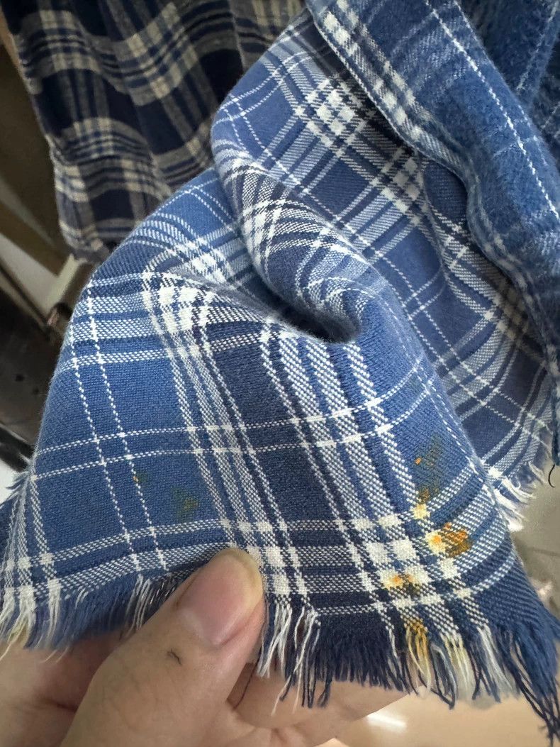Greg Lauren greg lauren Main line towel splicing blue checkered robe 25 Size US L / EU 52-54 / 3 - 6 Thumbnail