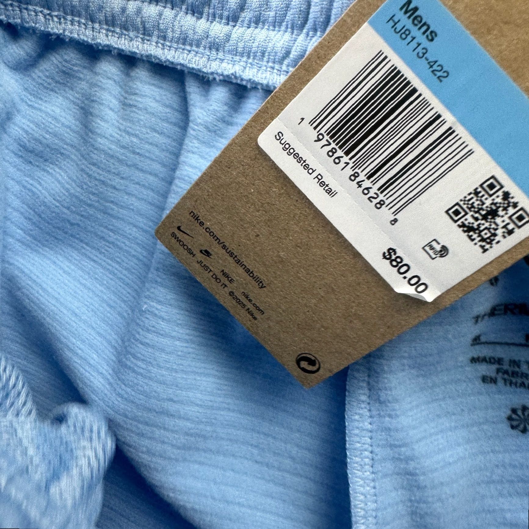 Nike Nike Kobe Pants Mens Medium Blue Sweatpants Joggers Therma Fit Tapered Pockets Athleisure Activewear Regular Inseam 28 in 31 in Waist Size US 31 - 6 Thumbnail
