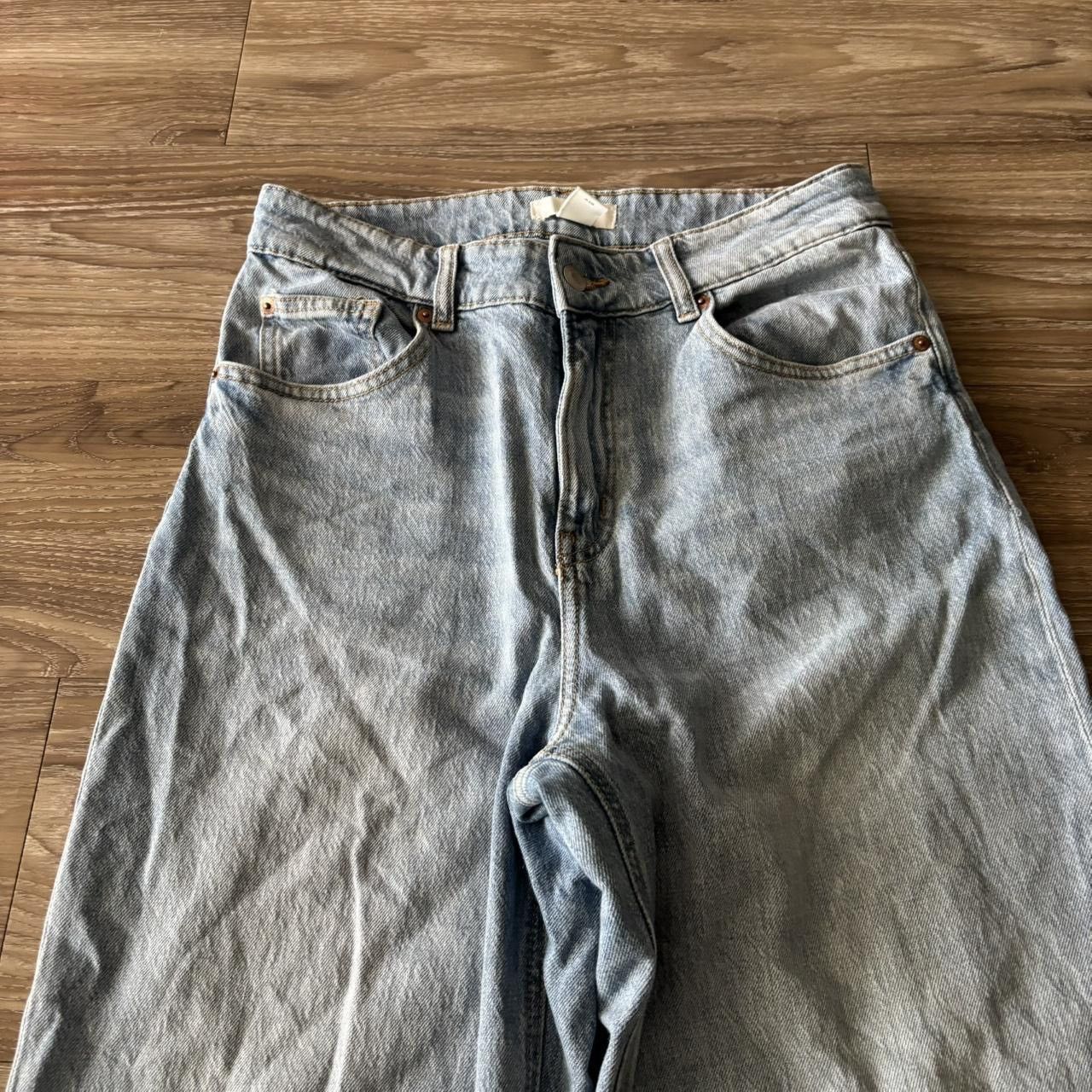Japanese Brand Crazy Vintage Y2K/2000s Baggy Light Wash Streetwear Denim Jeans! 29x31 Size US 29 - 5 Thumbnail